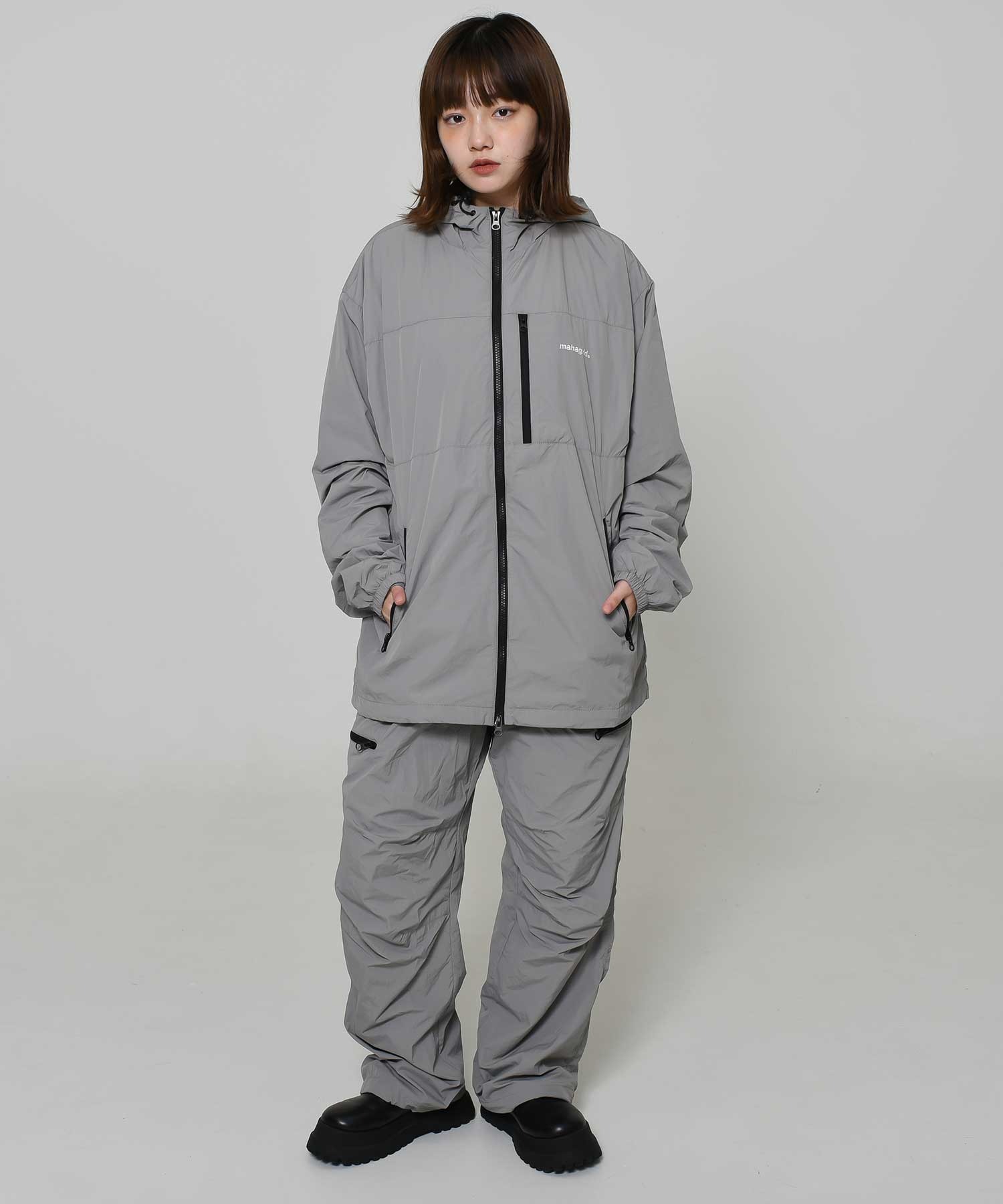 PGG 最新作◾️ポリエステルヤーンパーカー◾️ コールグレー Coleman (コールマン) 裏起毛 ステッチポケット プルオーバー パーカー