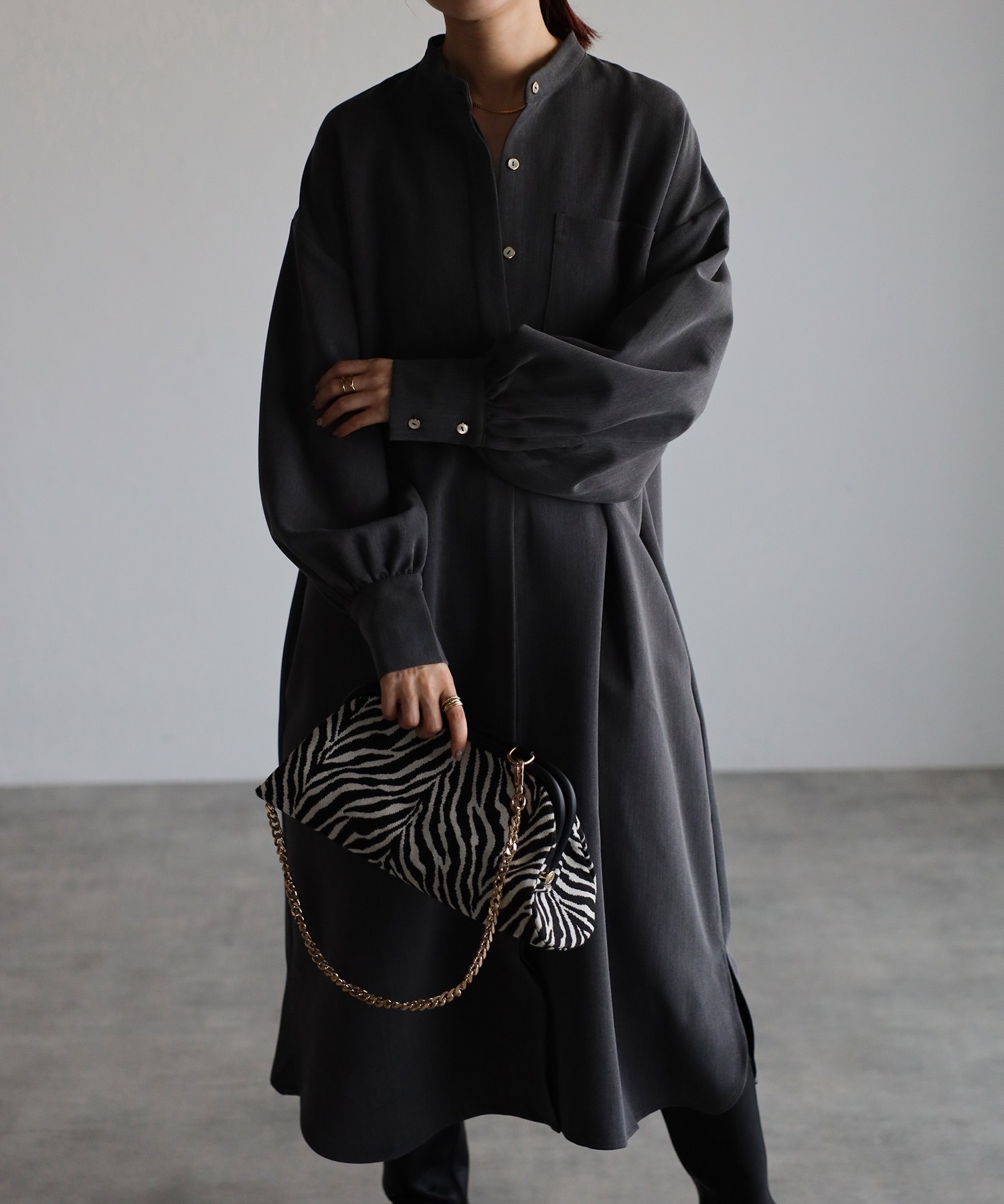model：H158 着用サイズ：FREE