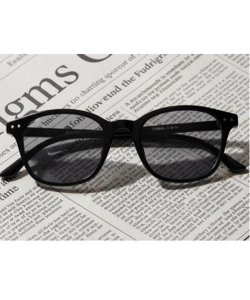 Flat Lens Wellington Sunglasses / フラットレンズウエリントンカラー