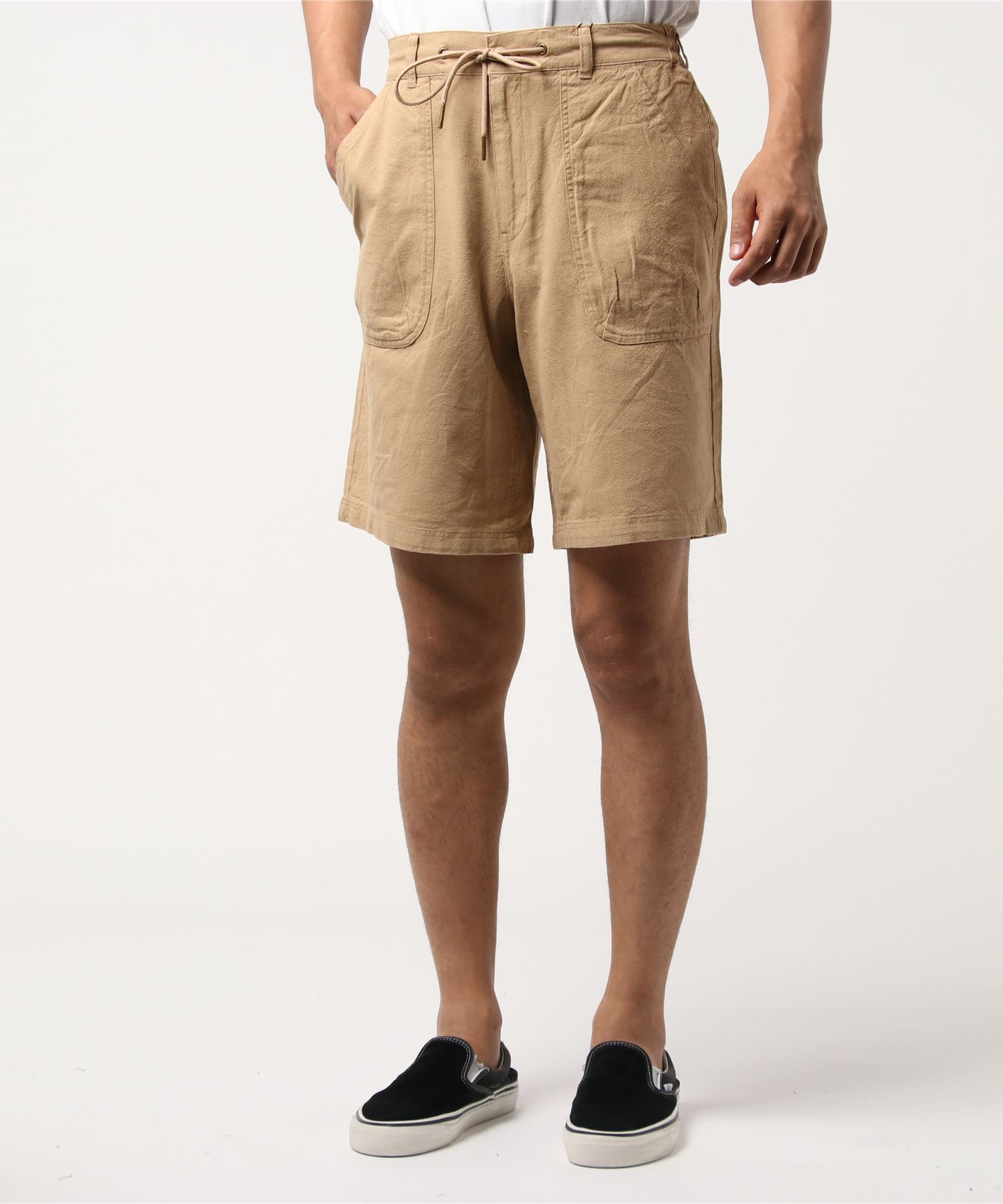 綿麻ショートパンツ ベイカーパンツタイプ Outdoor Products Apparel アウトドアプロダクツ Outdoor Products 公式通販サイト