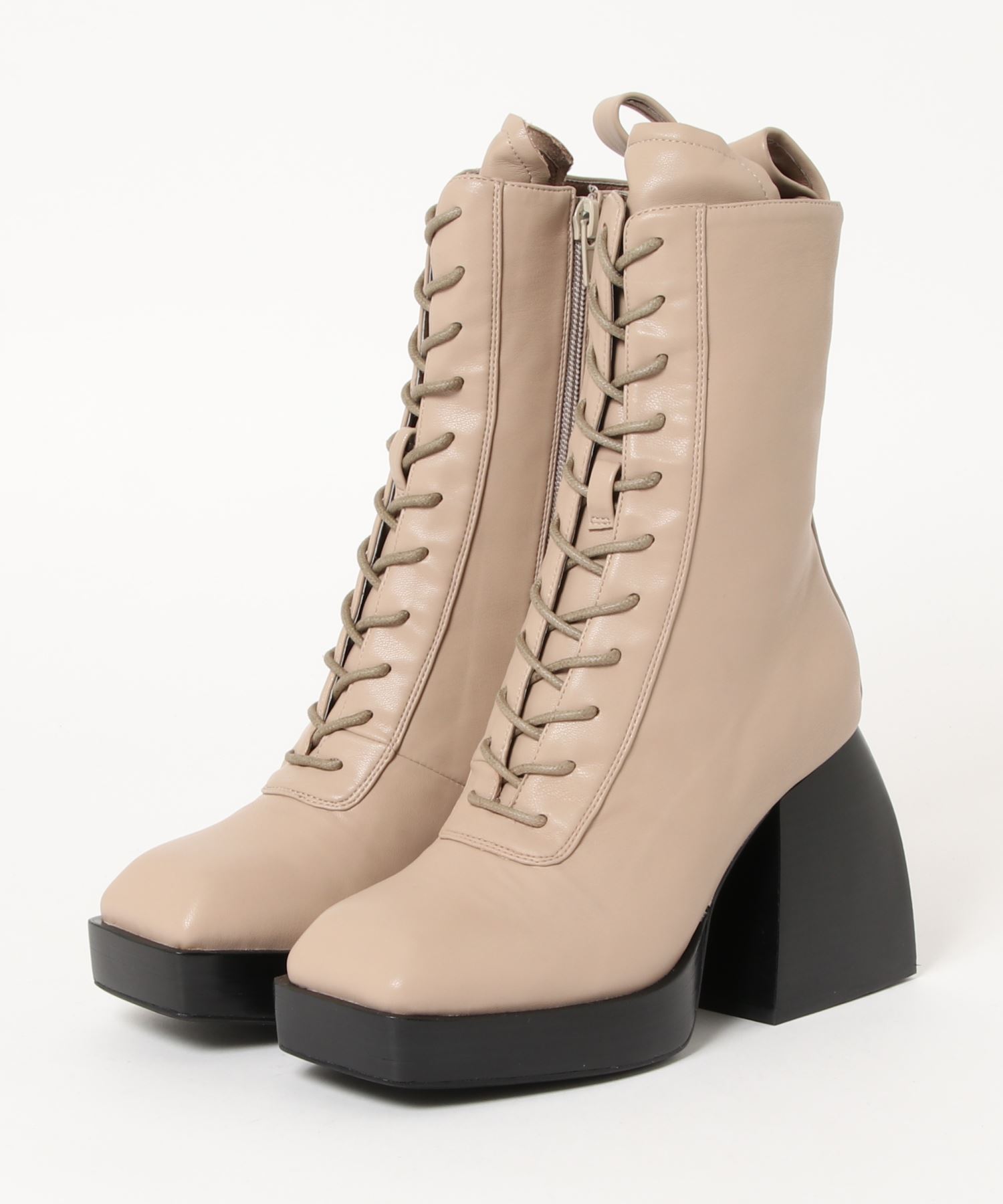 チャンキーヒールレースアップブーツ Jeffrey Campbell│Jeffrey Campbell OFFICIAL ONLINE STORE  （ジェフリーキャンベル）OFFICIAL ONLINE STORE公式通販