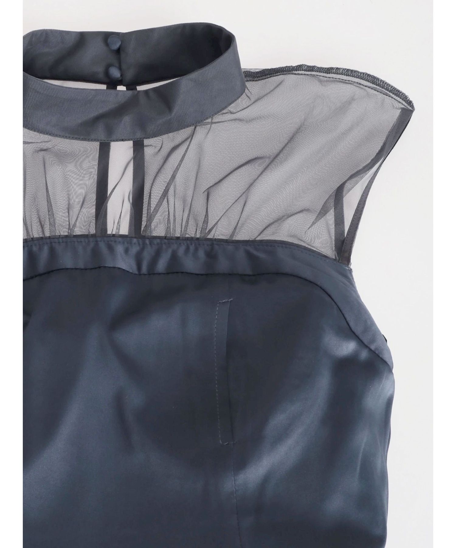 LADYメッシュエンブロイダリードレス