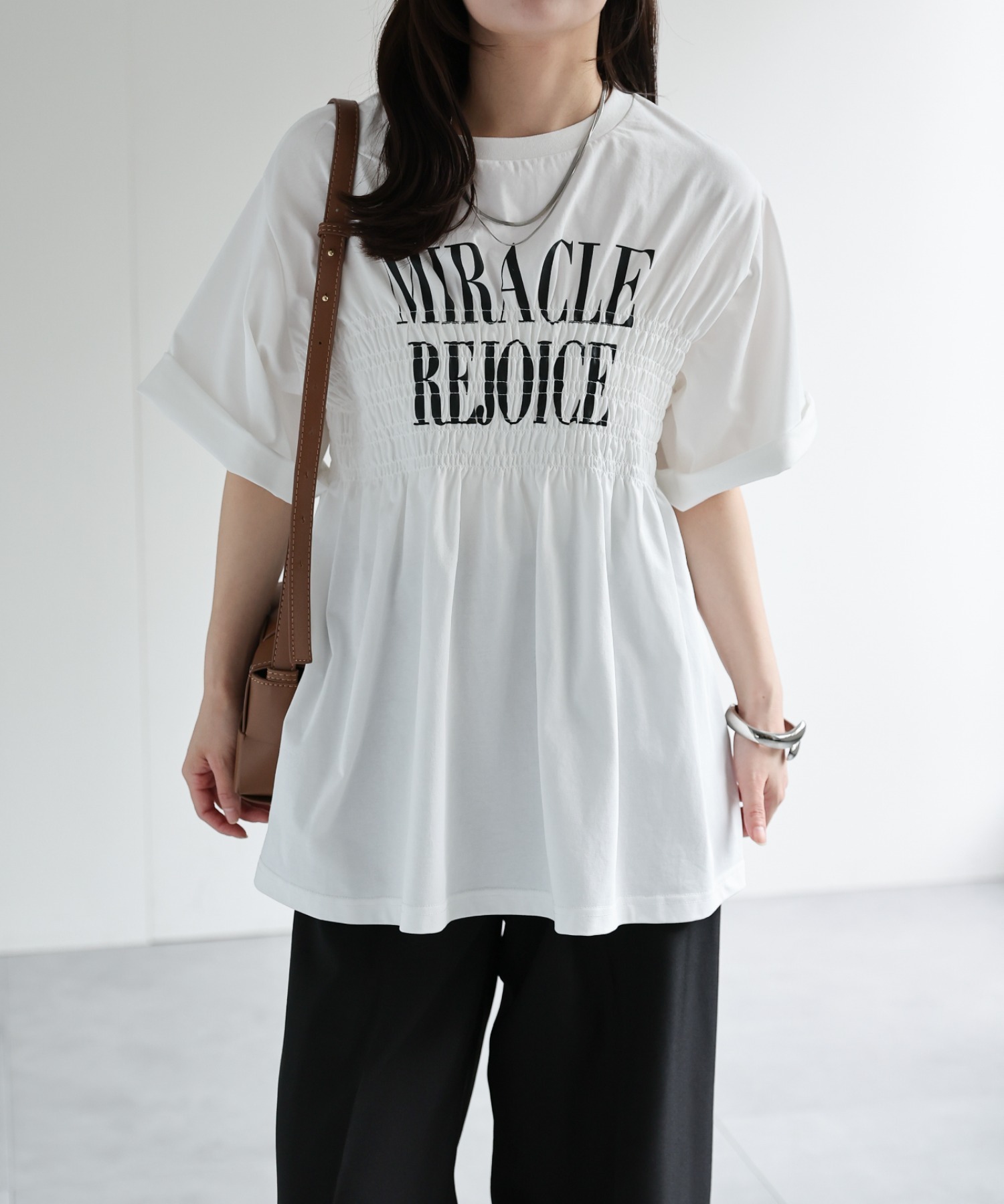 model：156cm 着用サイズ：FREE