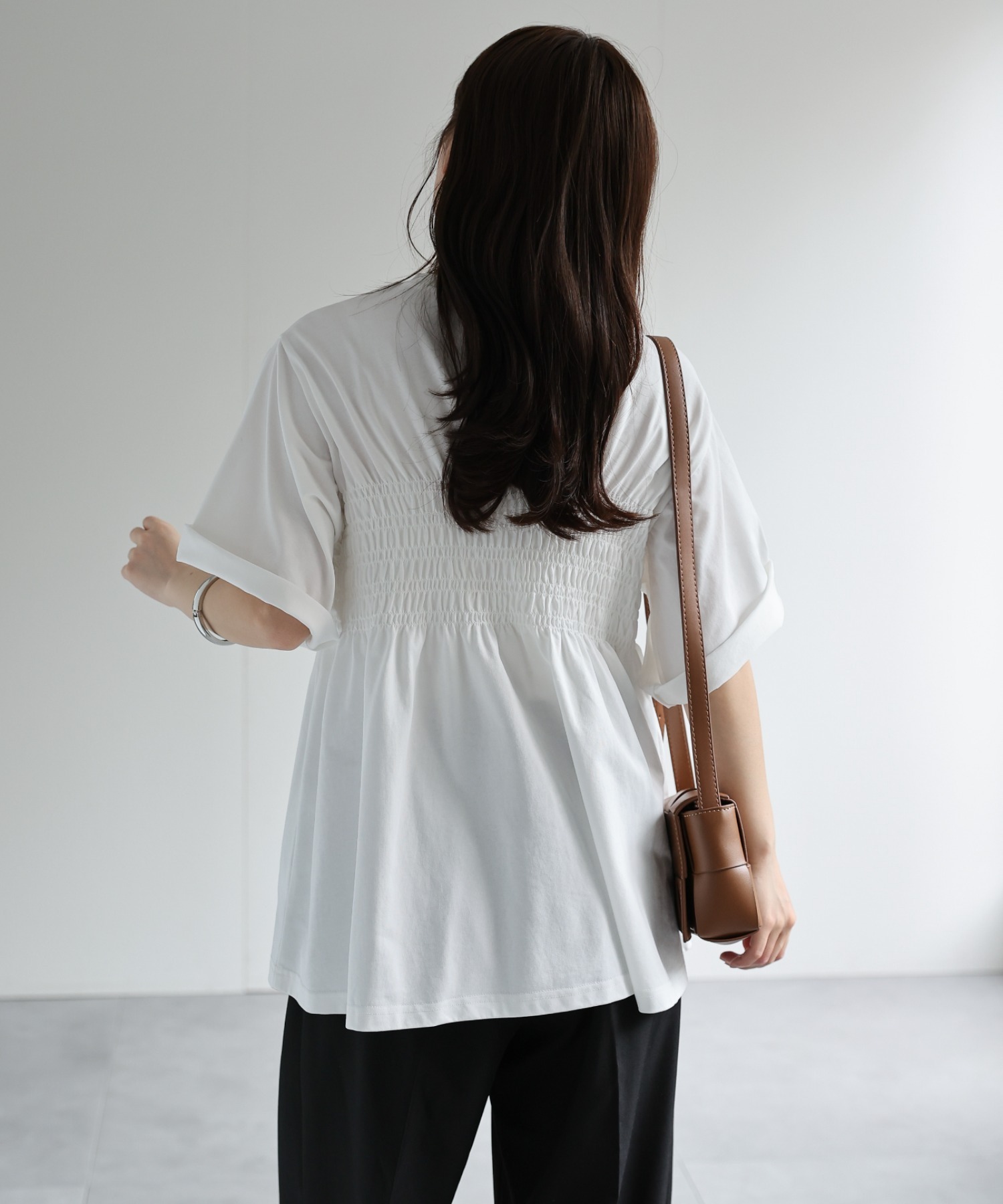 model：156cm 着用サイズ：FREE