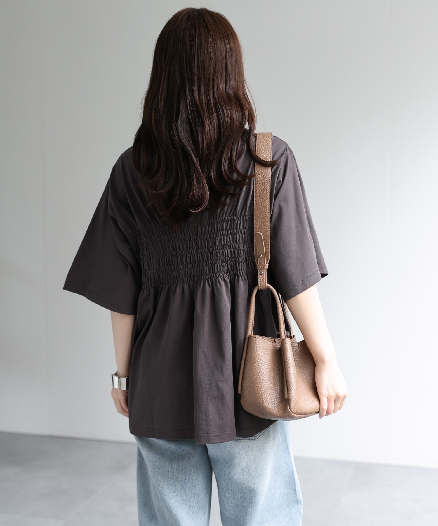 model：156cm 着用サイズ：FREE