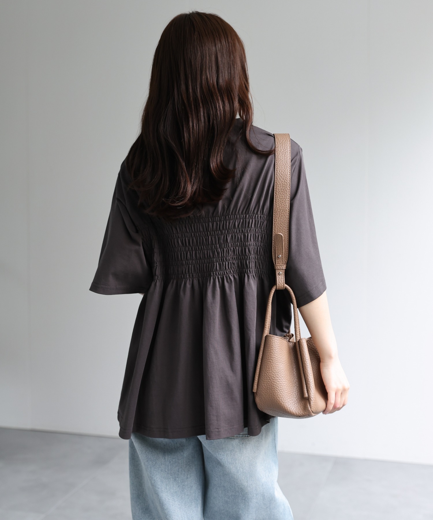 model：156cm 着用サイズ：FREE