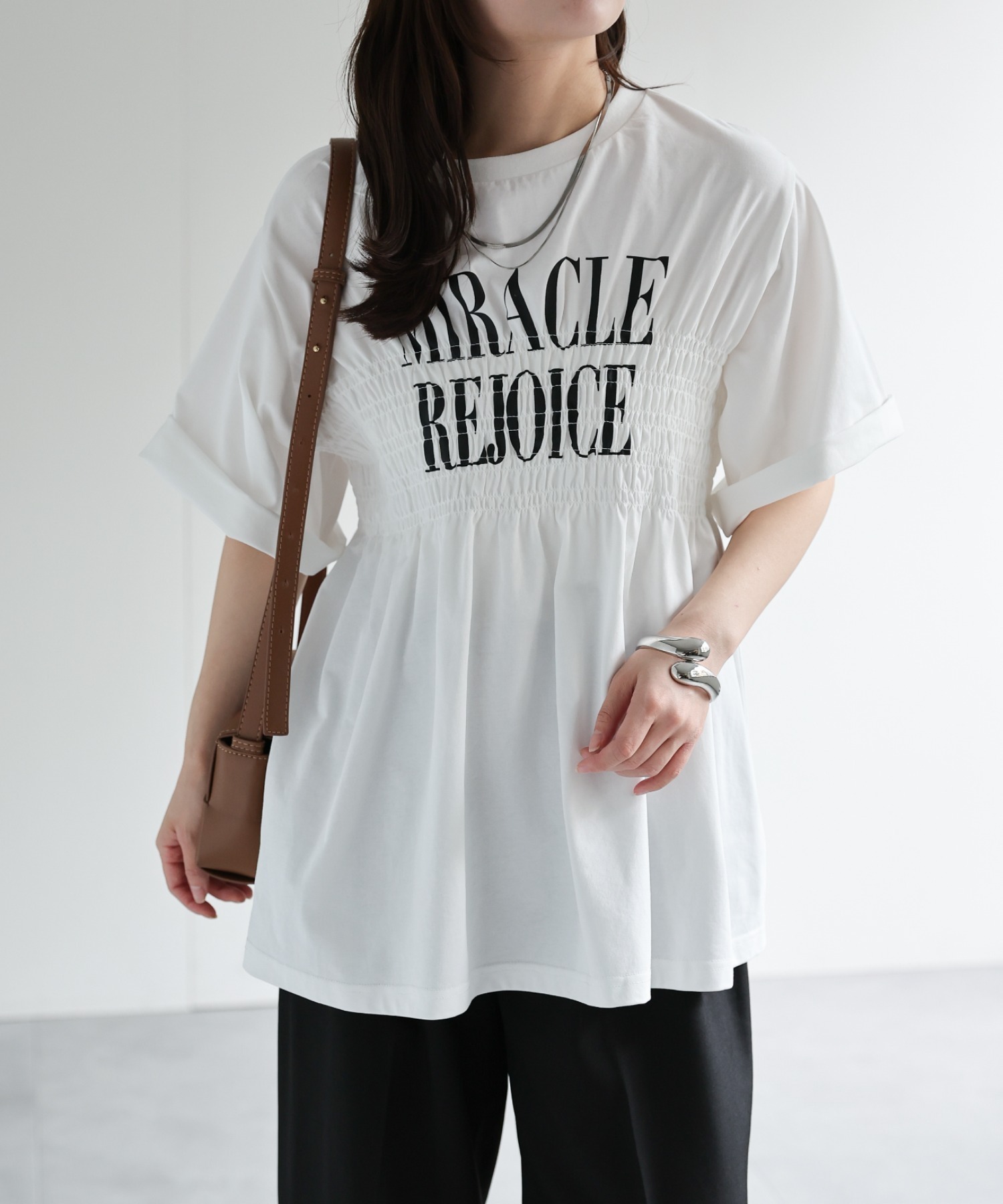 model：156cm 着用サイズ：FREE