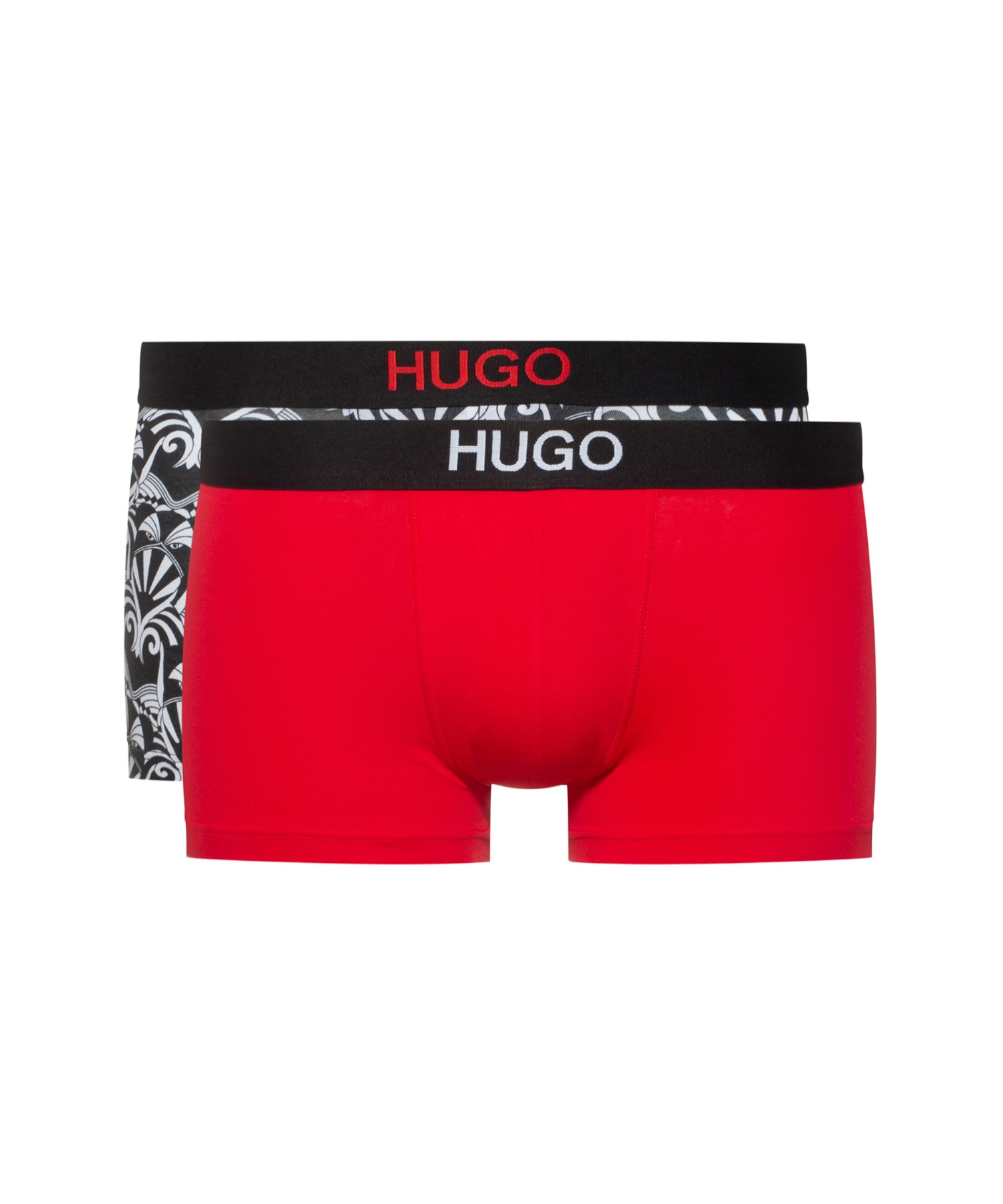 注目ブランド HUGO2パック ロゴウエスト 大割引 トランクス