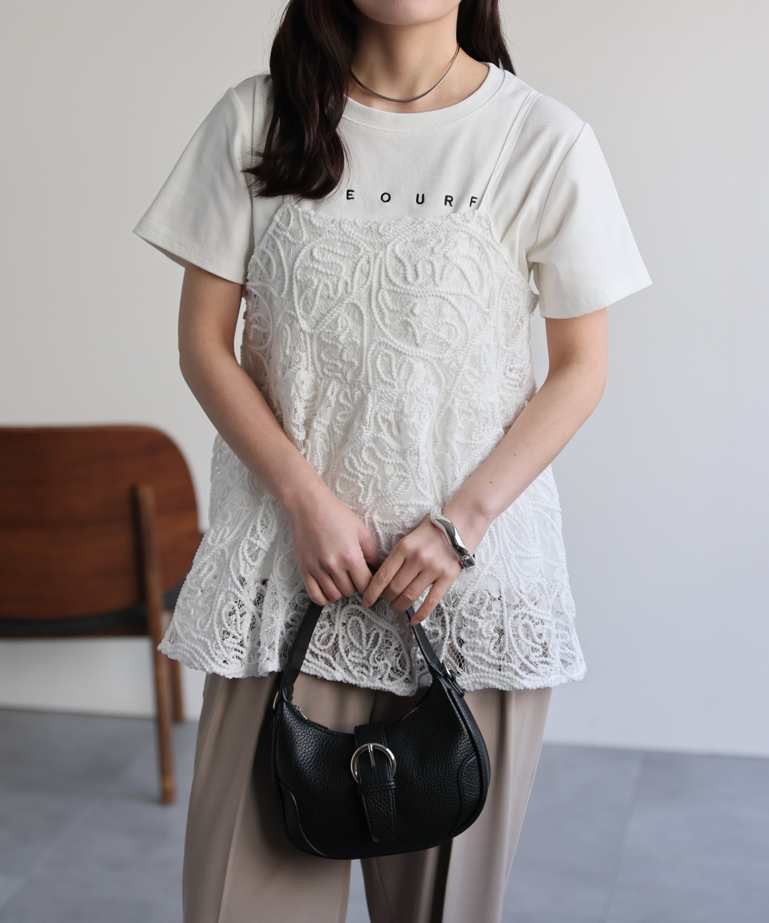 model：156cm 着用サイズ：FREE