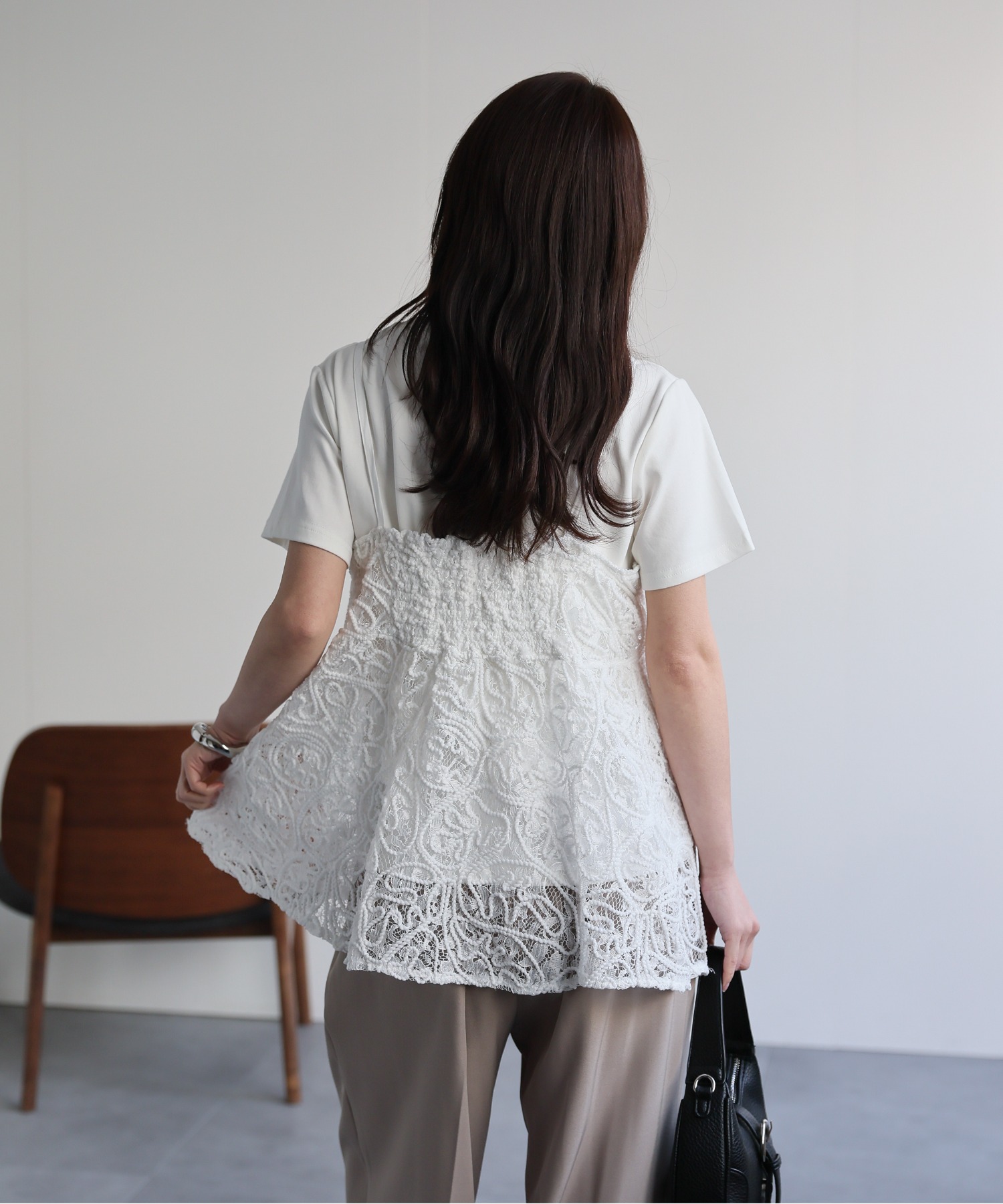 model：156cm 着用サイズ：FREE