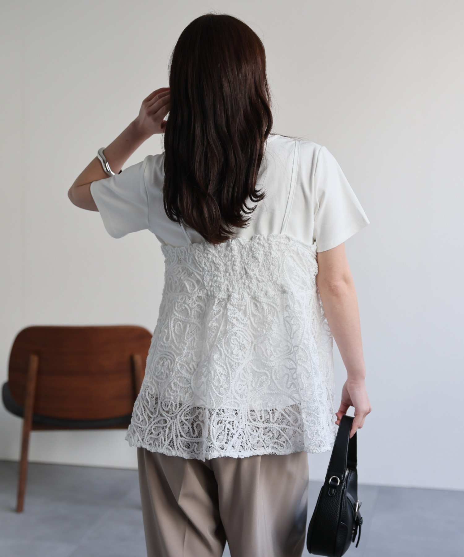 model：156cm 着用サイズ：FREE