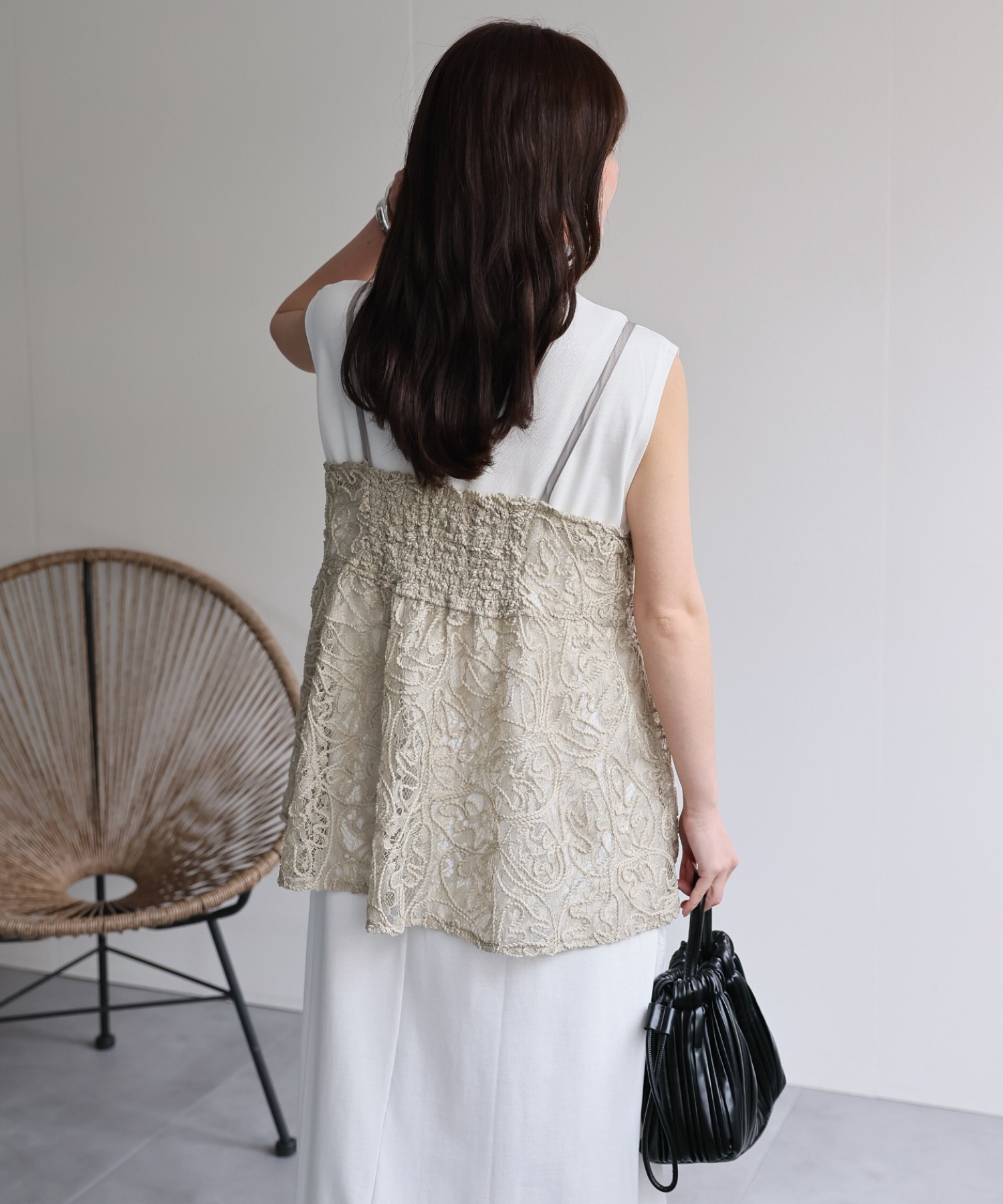 model：156cm 着用サイズ：FREE