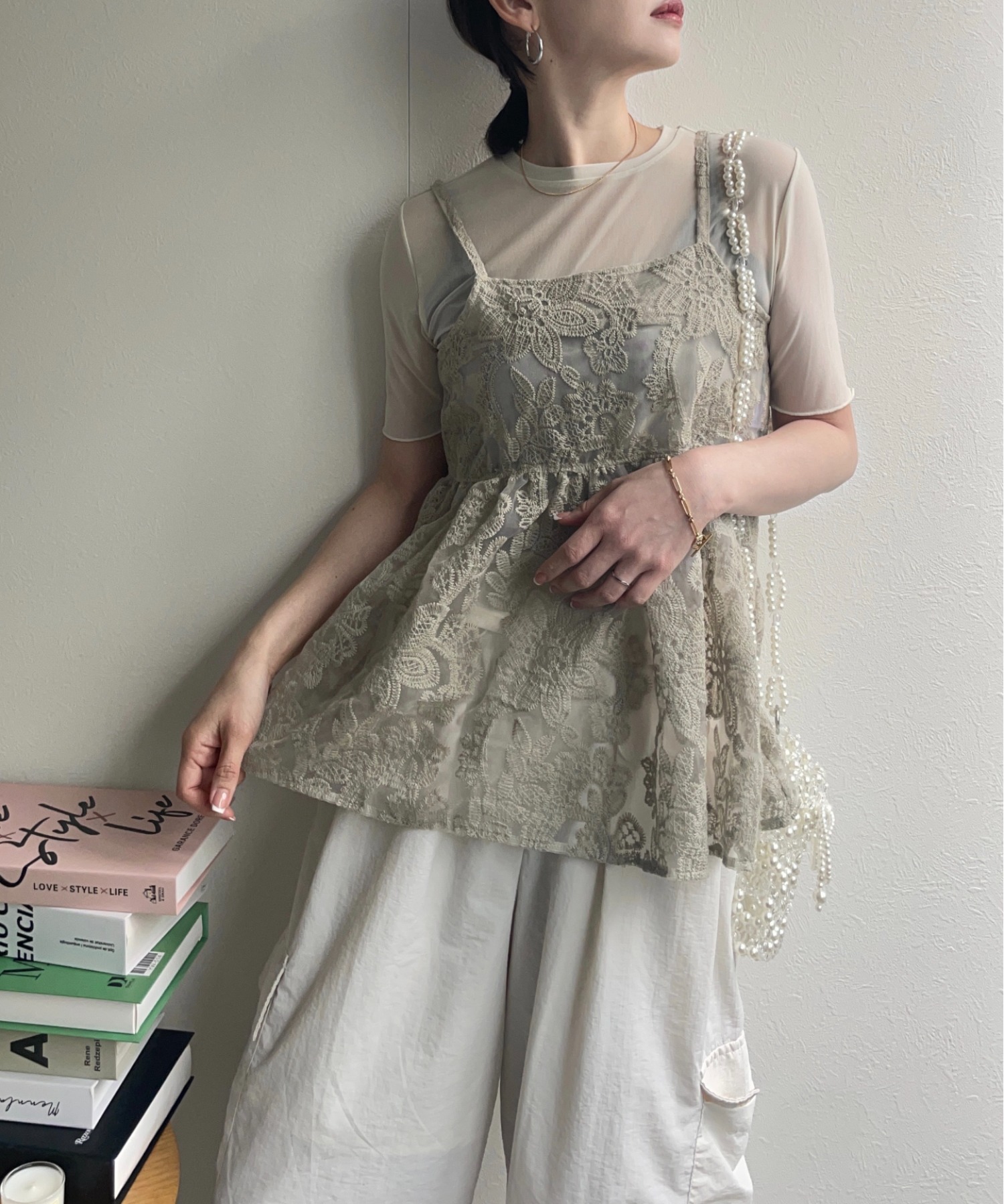 model：162cm 着用サイズ：FREE