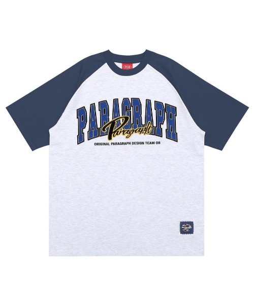 【paragraph】★人気・男女兼用★ロゴ刺繍ラグラン半袖 xprg22ss005.jpg