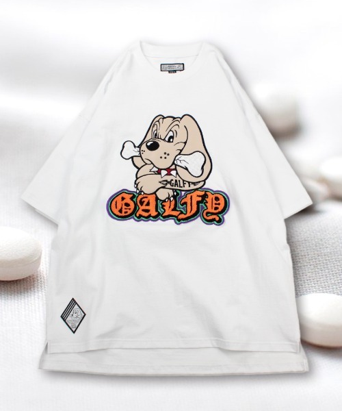 A'GEM/9 × .kom『GALFY/ガルフィー』 安定 ティーシャツ 半袖カットソー