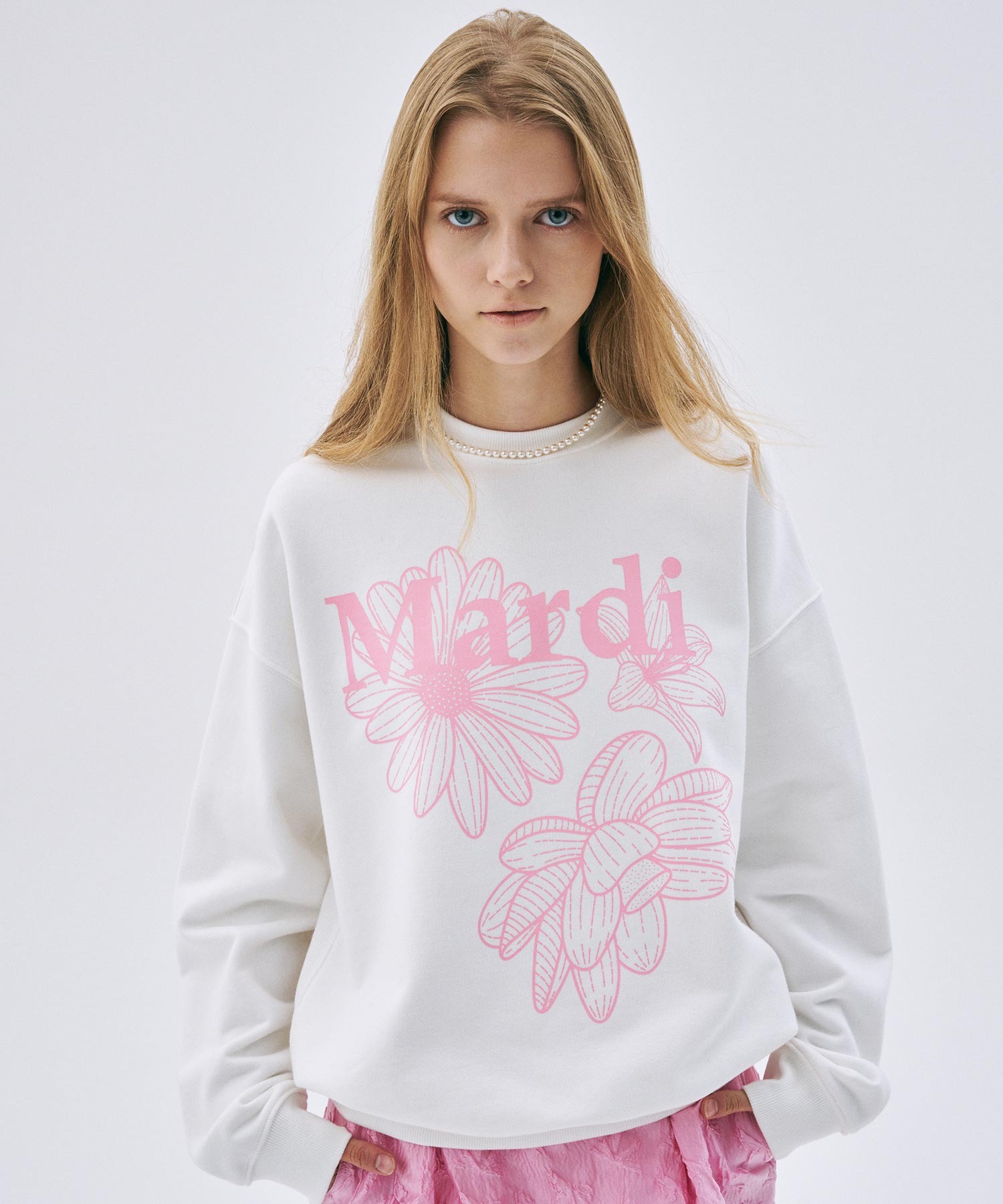 SWEATSHIRT TRIPLE FLOWER 【公式通販】