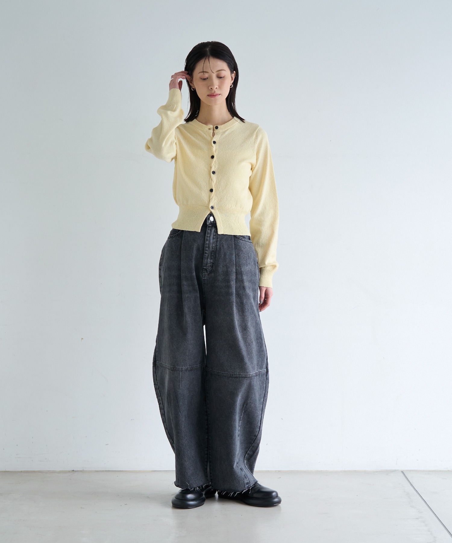 model：H166　着用サイズ：M