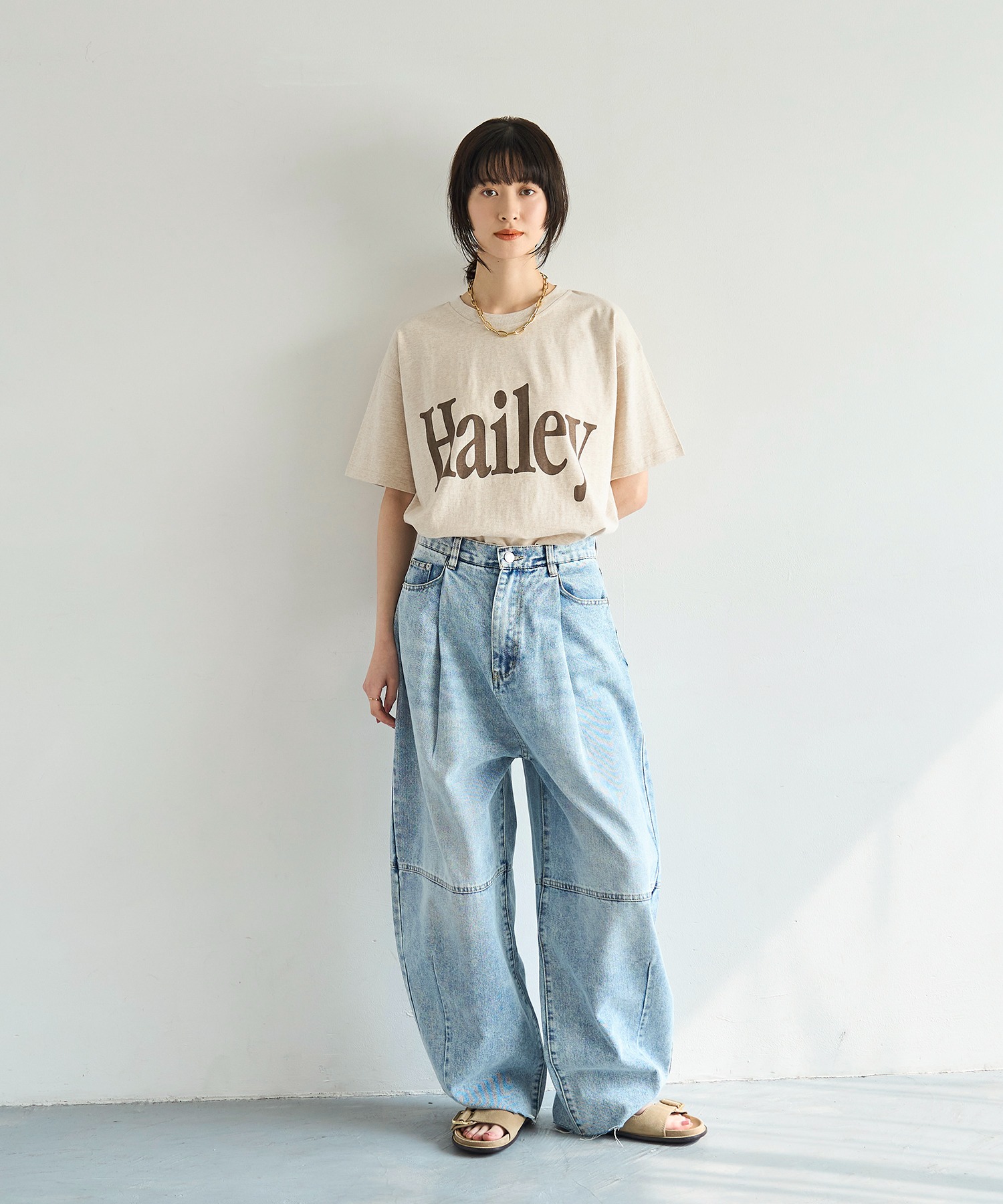 model：H166　着用サイズ：M