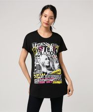 UNCENSORED プリント Tシャツ