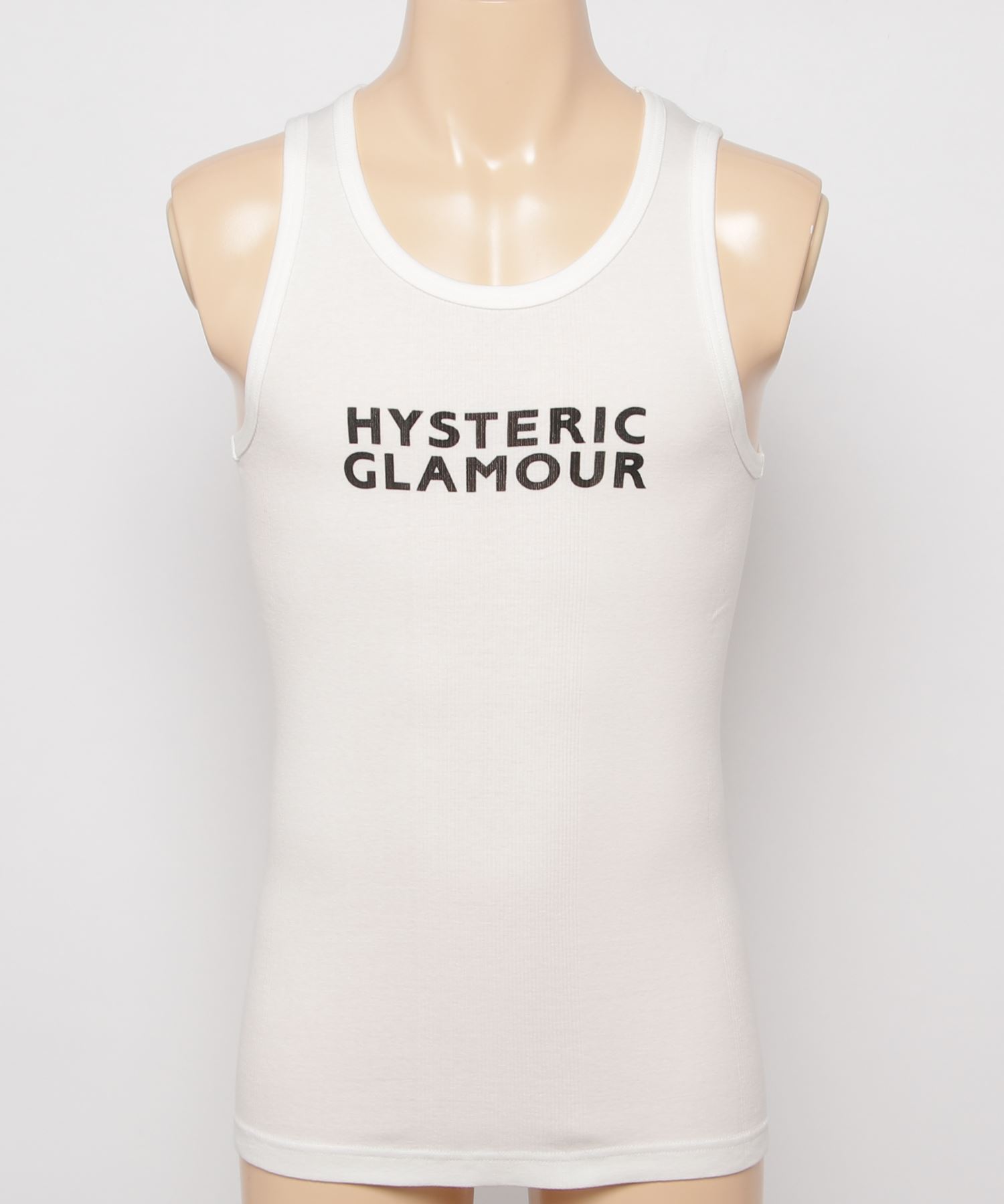 HYSロゴ タンクトップ HYSTERIC GLAMOUR MEN│HYSTERIC GLAMOUR ONLINE STORE ヒステリックグラマー オンラインストア