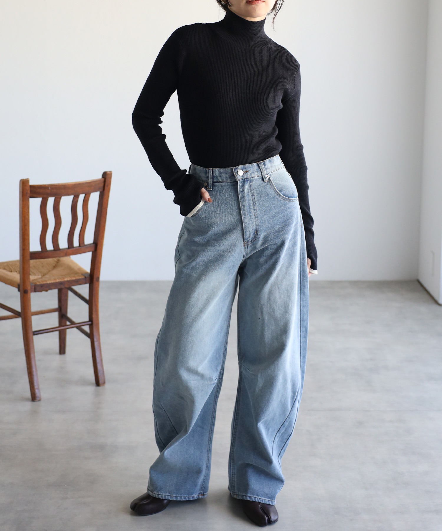 model:162㎝　着用サイズ:FREE