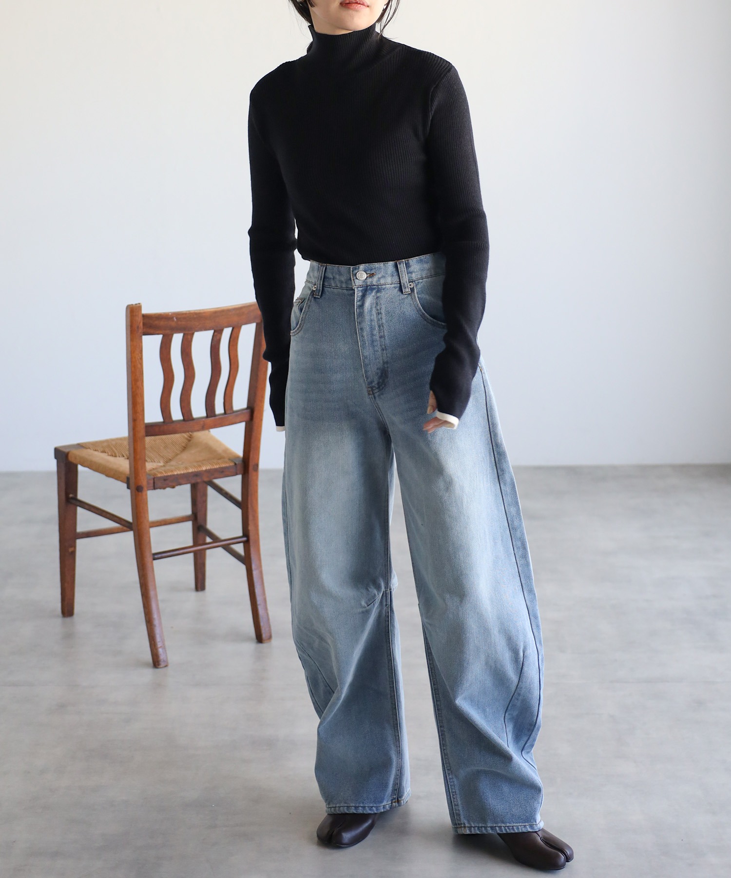 model:162㎝　着用サイズ:FREE
