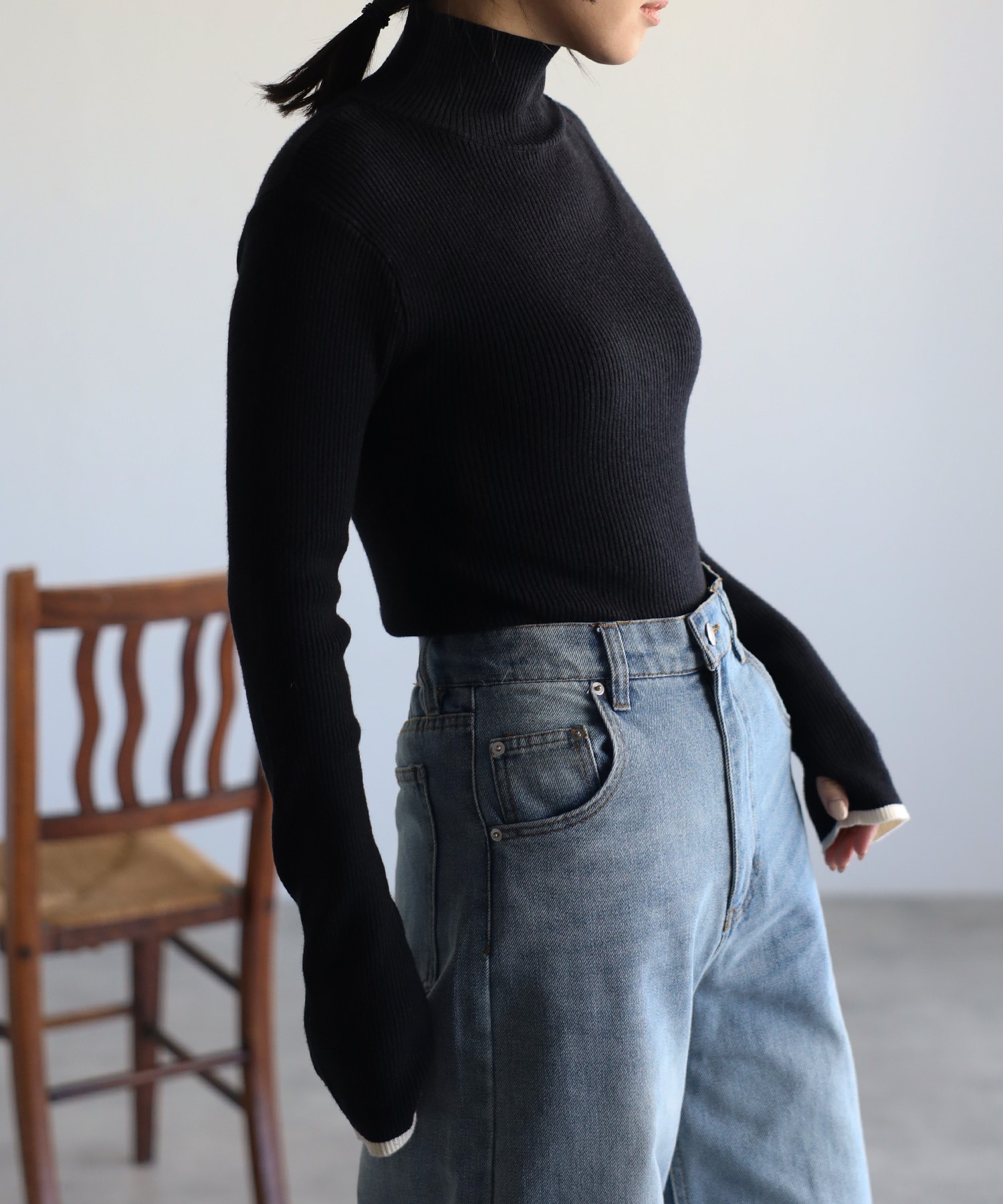 model:162㎝　着用サイズ:FREE