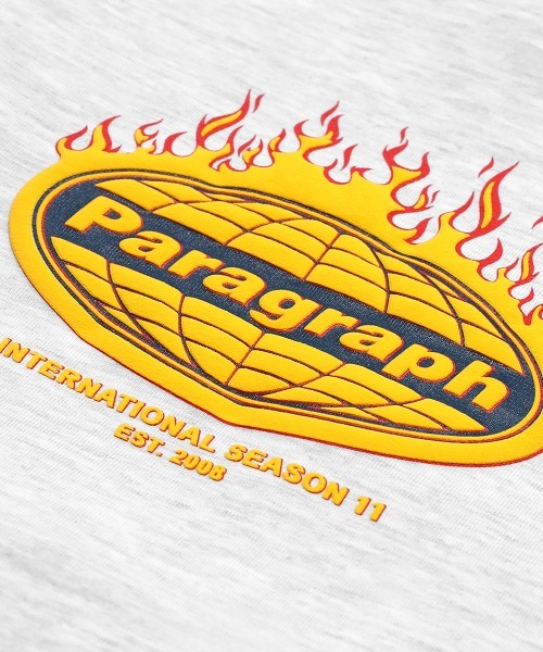 PARAGRAPH FLAME LOGO T-SHIRT LM209 追跡付 A'GEM/9 × .kom 『Paragraph/パラグラフ』 FLAME LOGO T SHIRT