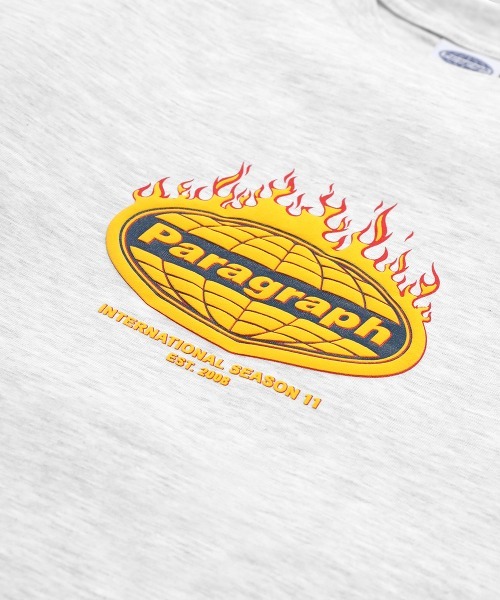 A'GEM/9 × .kom 『Paragraph/パラグラフ』 FLAME LOGO T SHIRT