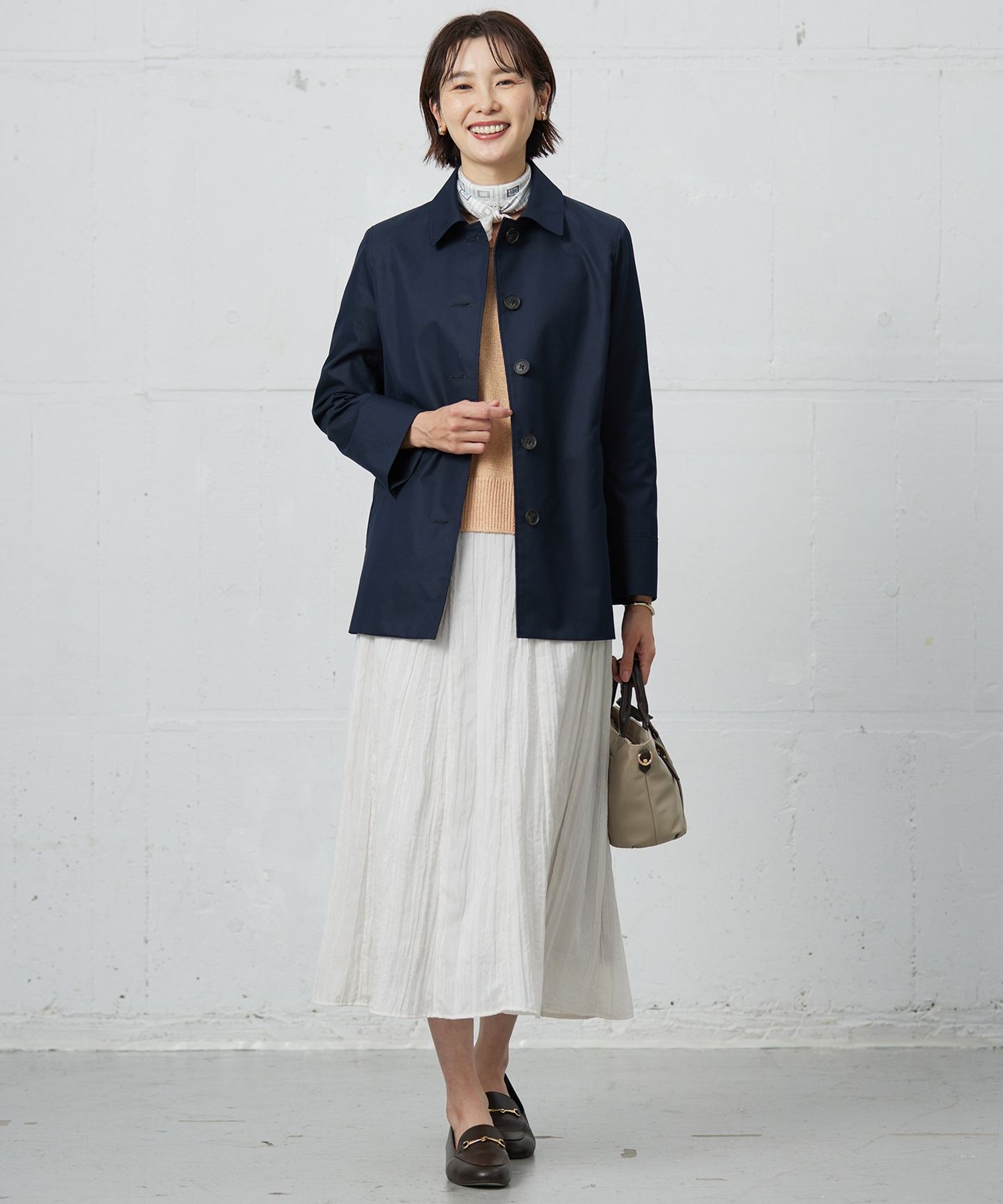 【洗える】Reeves  Shine クルーネック ニット