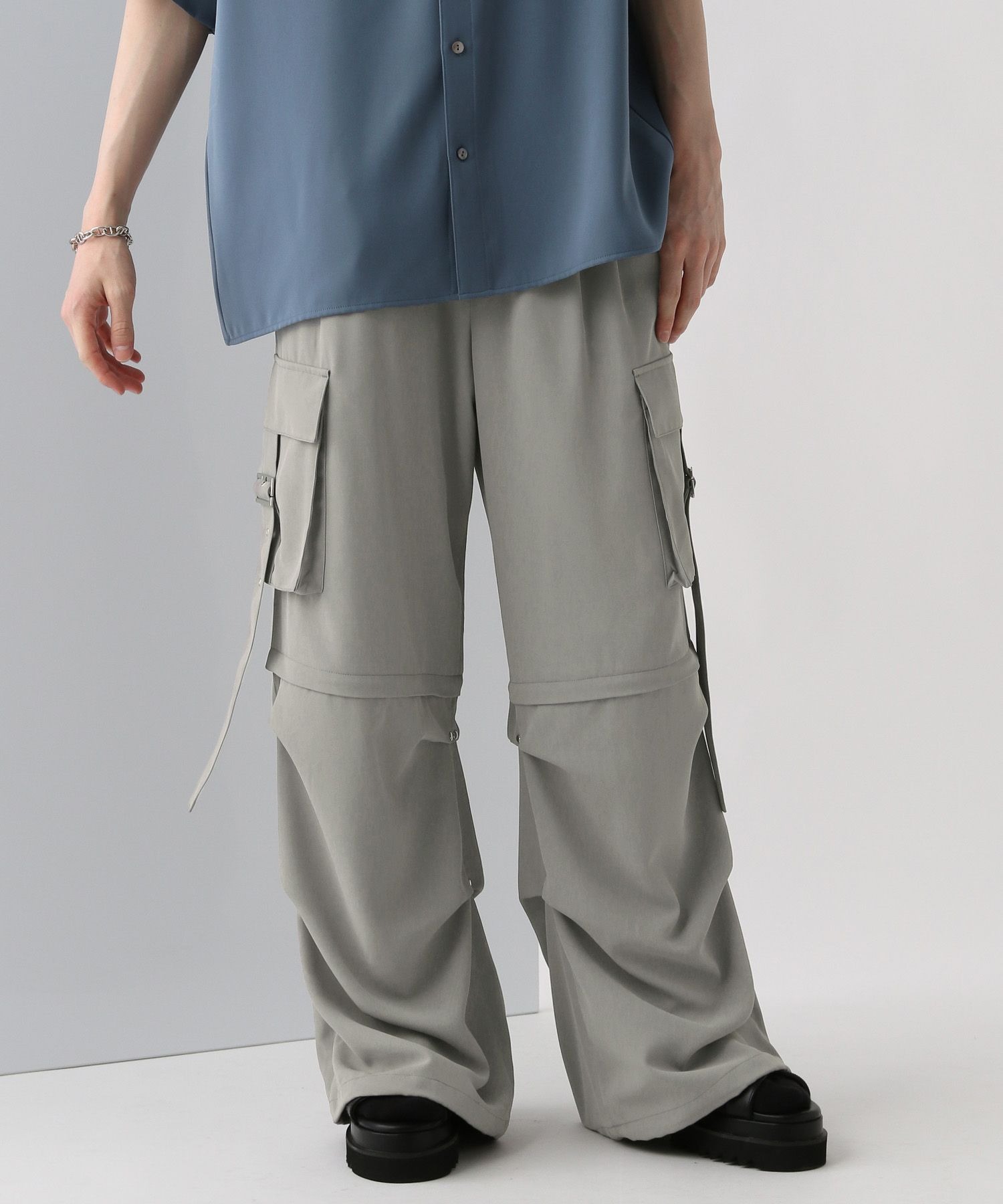 HARE 【SETUP対応】2WAYベルトカーゴパンツ セール】【SETUP対応】2WAYベルトカーゴパンツ(HARE)（カーゴパンツ