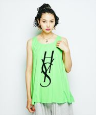 HYS LOGO プリント ノースリーブ