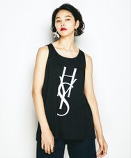 HYS LOGO プリント ノースリーブ