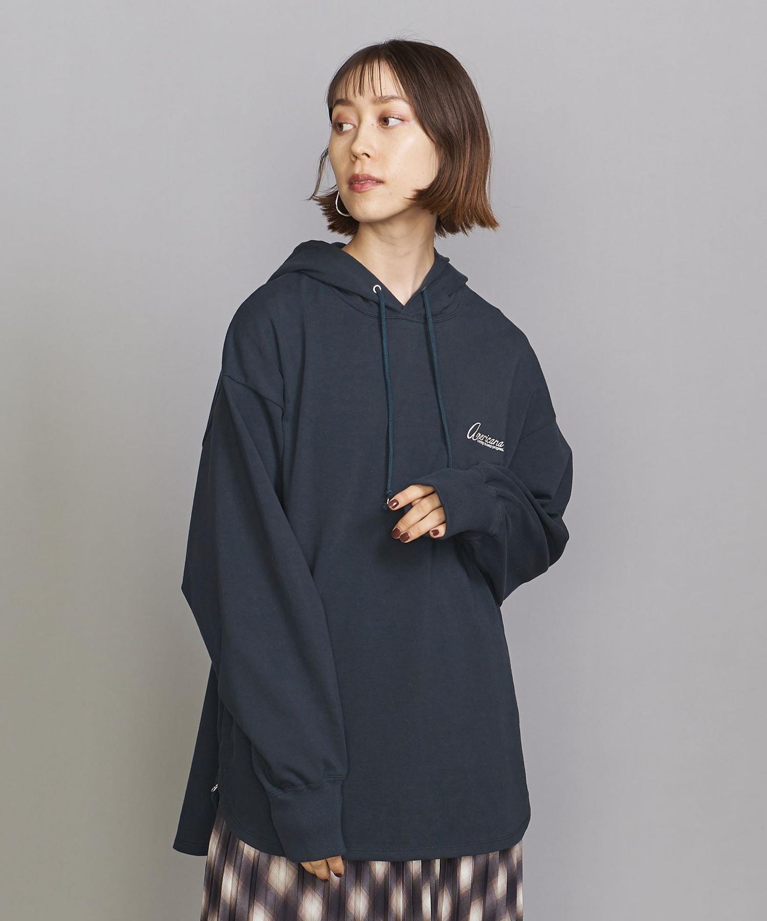商品詳細 Americana アメリカーナ フードサイドジップ カットソープルオーバー ウォッシャブル Beauty Youth ビューティ ユース 公式通販