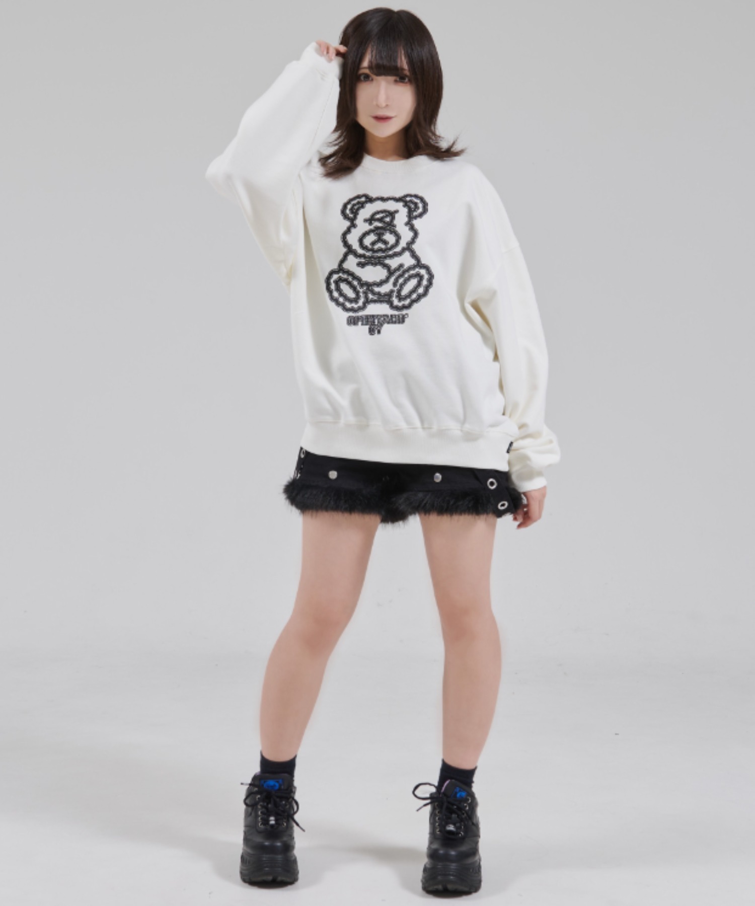 OY/オーワイ』LINEWORK DOLLY CREWNECK/ラインワーク オードリー