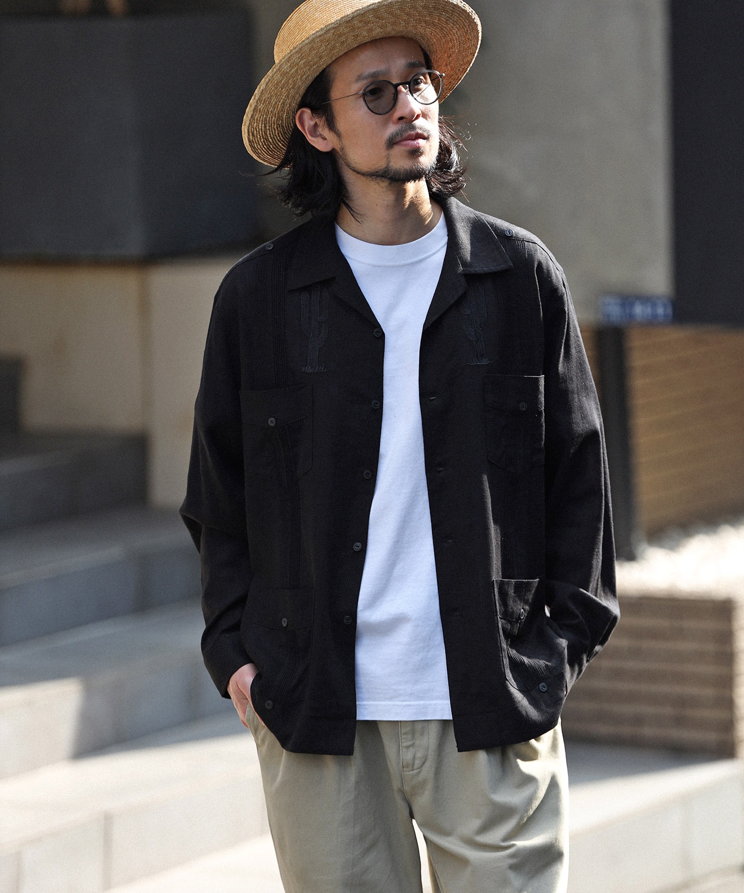 model：H178 着用サイズ：L