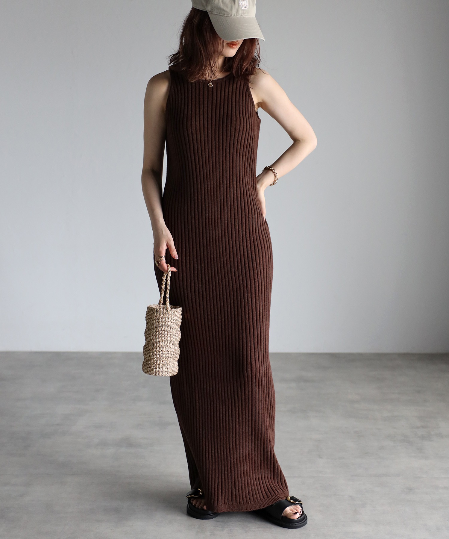 model：H158 着用サイズ：FREE
