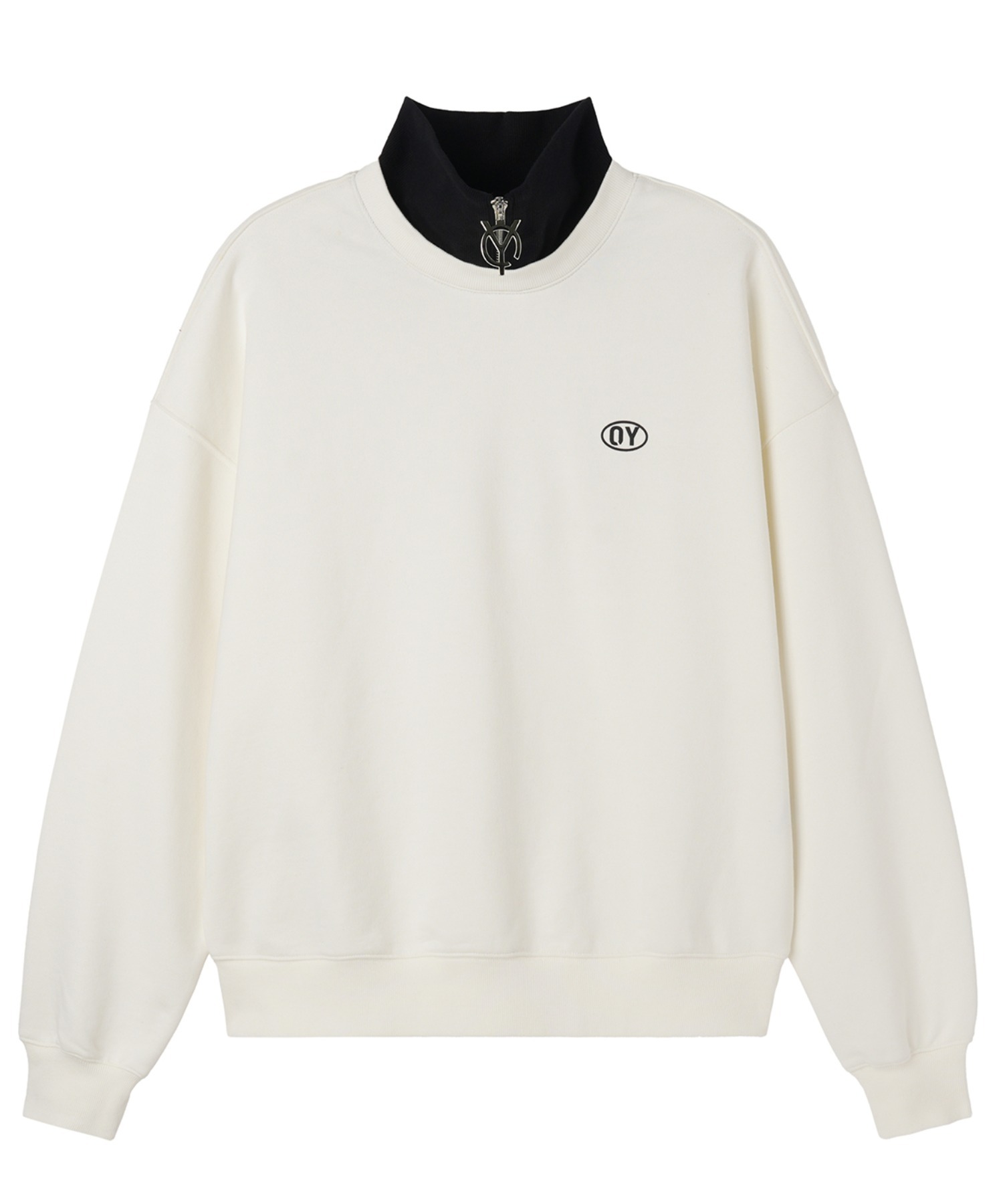 OY/オーワイ』LOGO ZIPPER SWEATSHIRT/ロゴ ジッパー スウェットシャツ