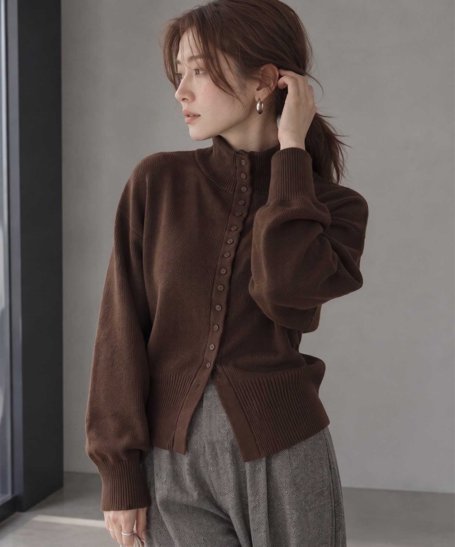 model：160cm
着用サイズ：FREE