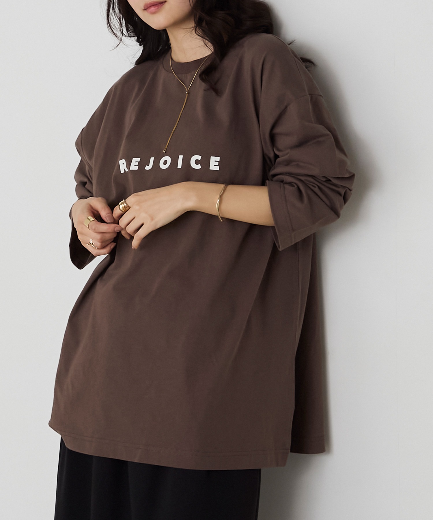 forksy.】オーバーサイズシンプルロゴロンT forksy.│MONO-MART