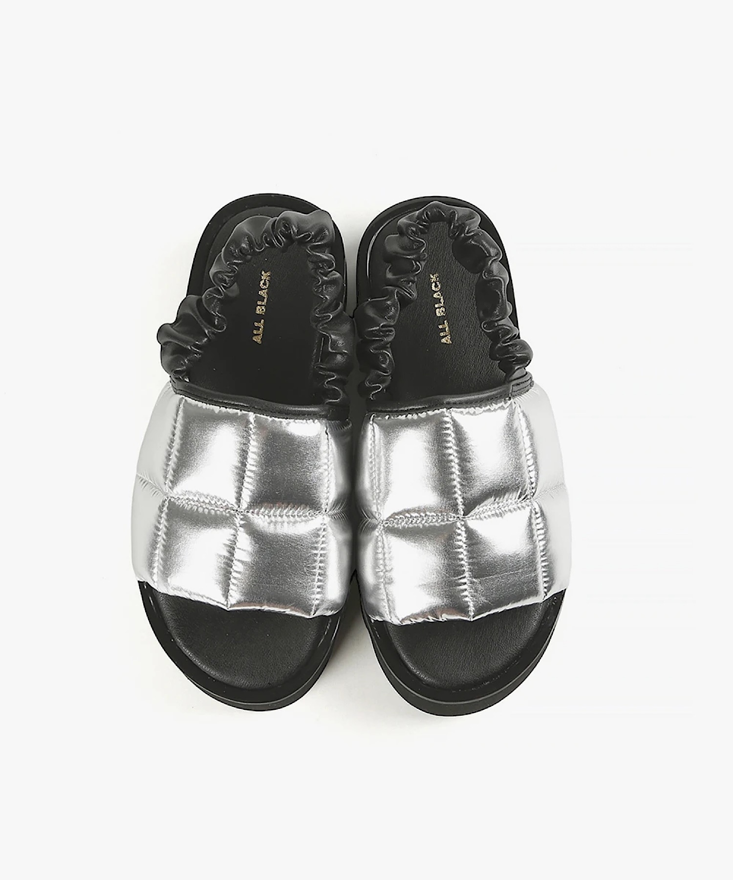 厚底/3.5cm】厚底パフサンダル ALL BLACK│Jeffrey Campbell OFFICIAL 