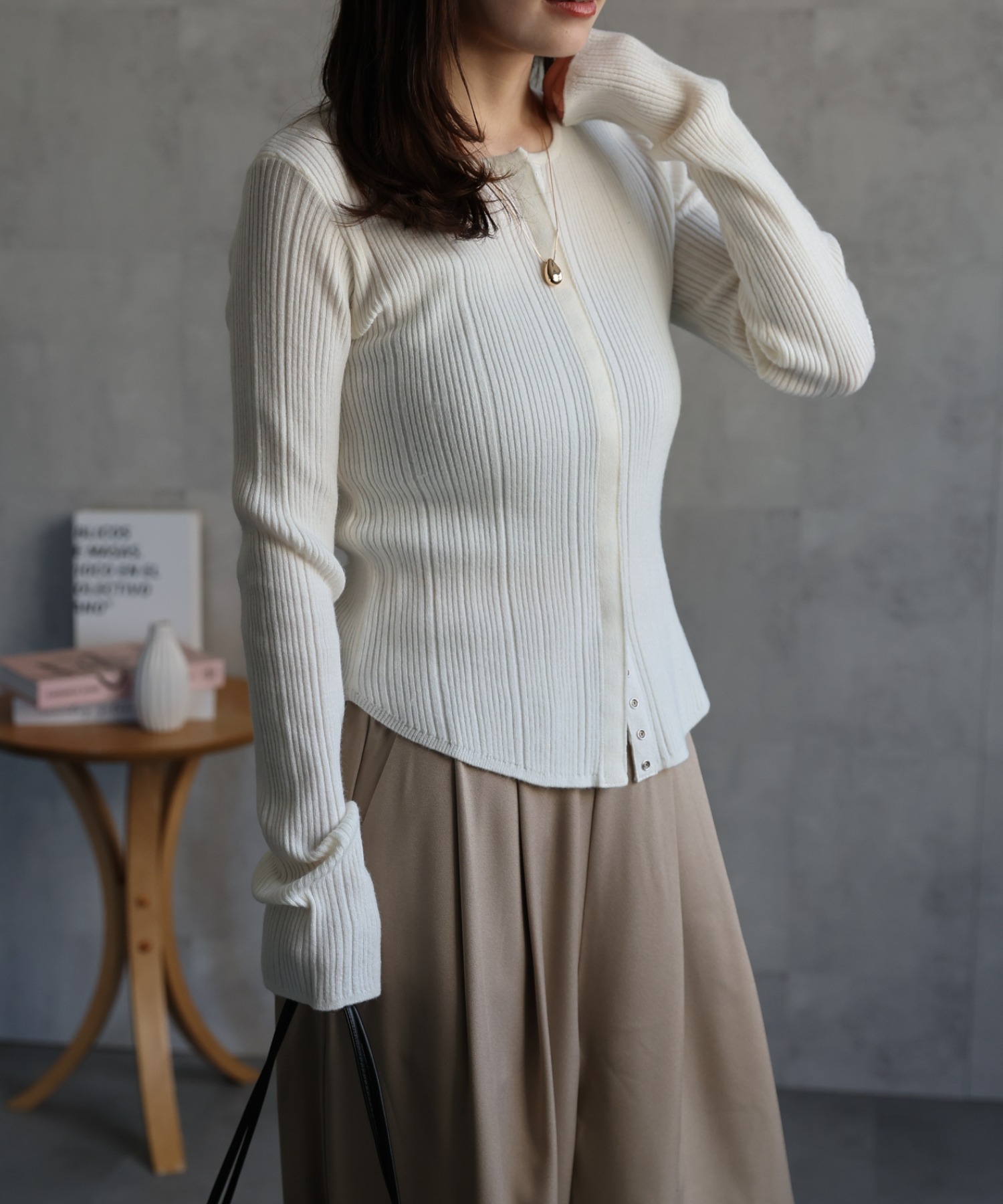 model：156cm 着用サイズ：FREE