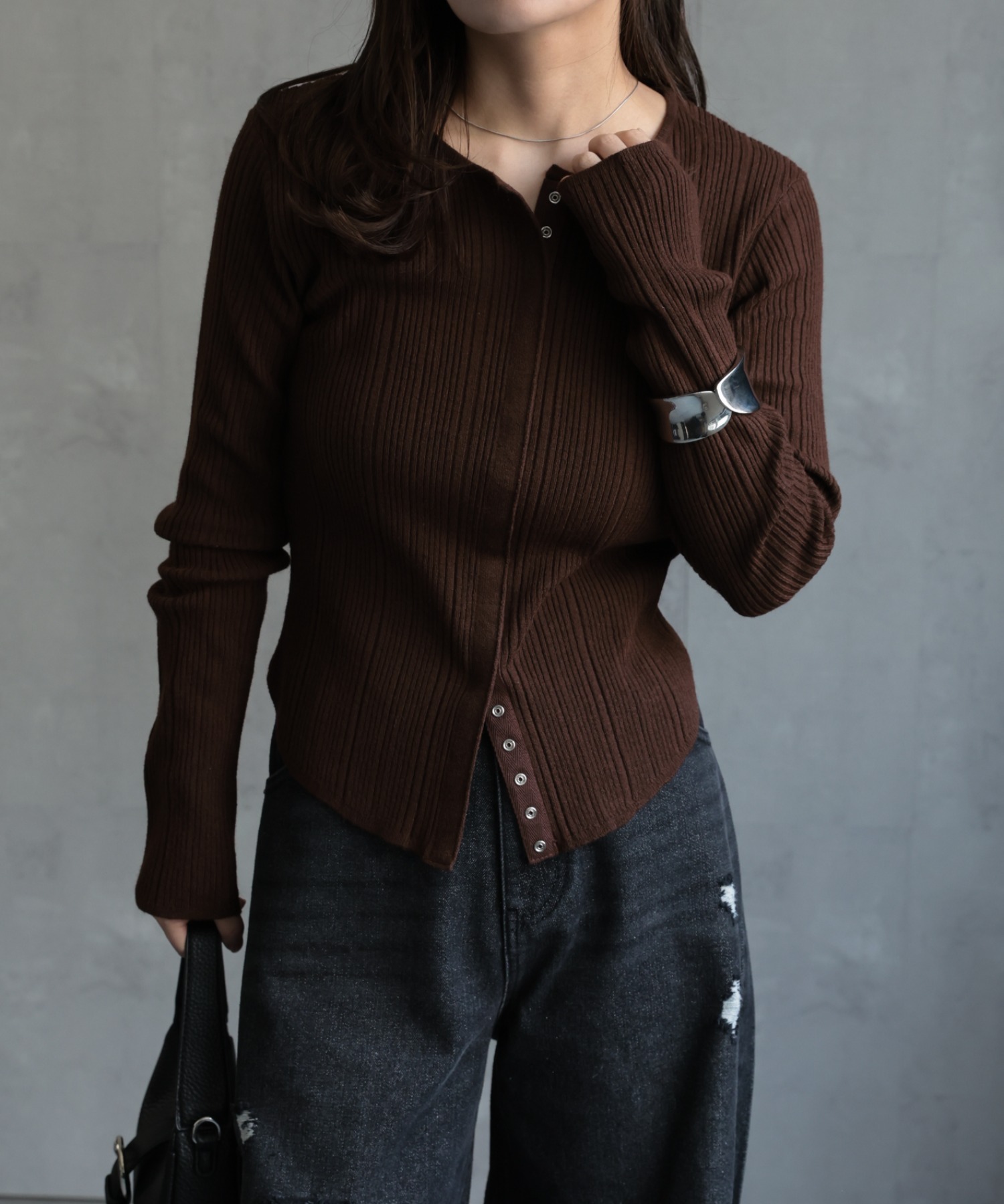 model：156cm 着用サイズ：FREE