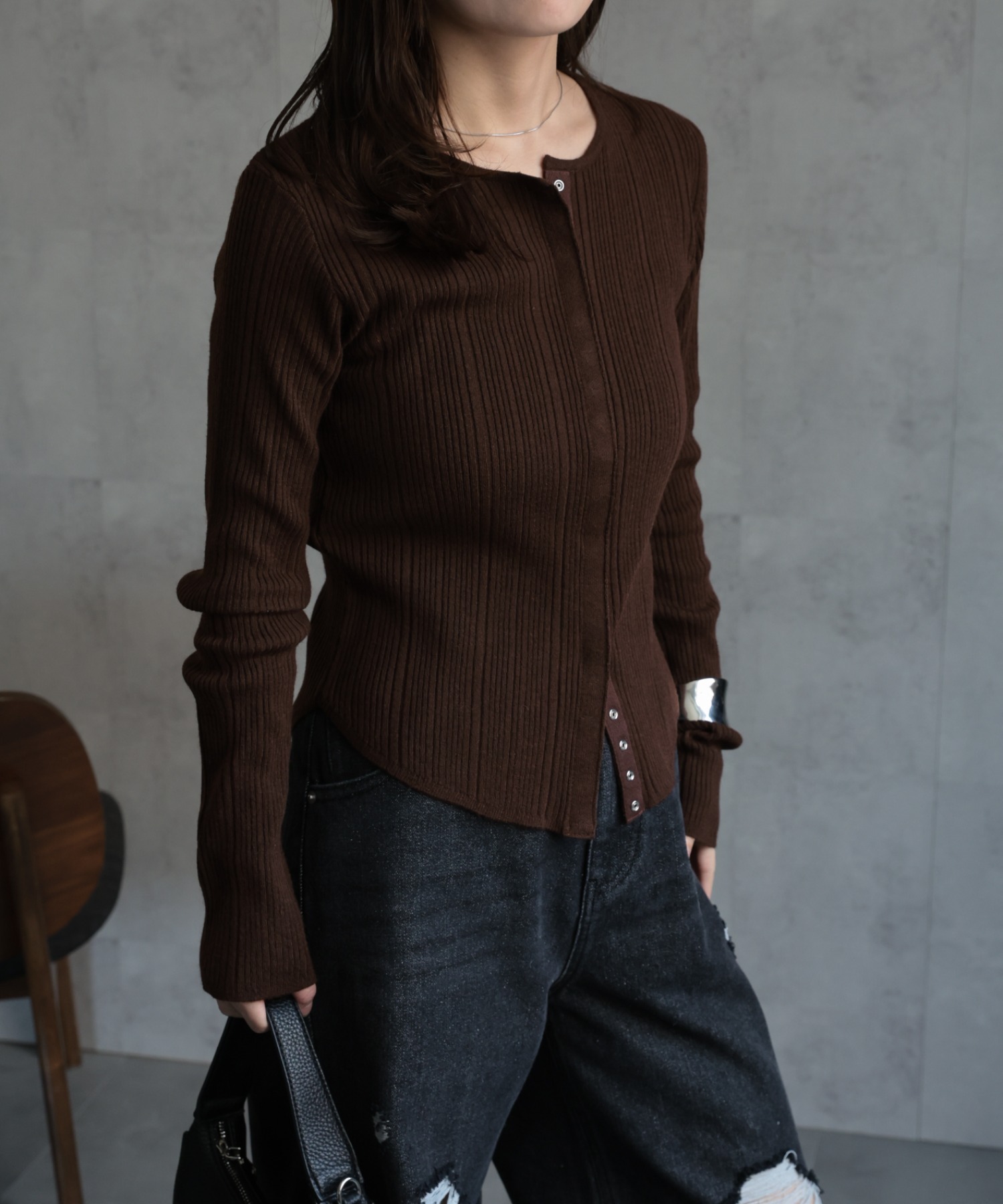 model：156cm 着用サイズ：FREE