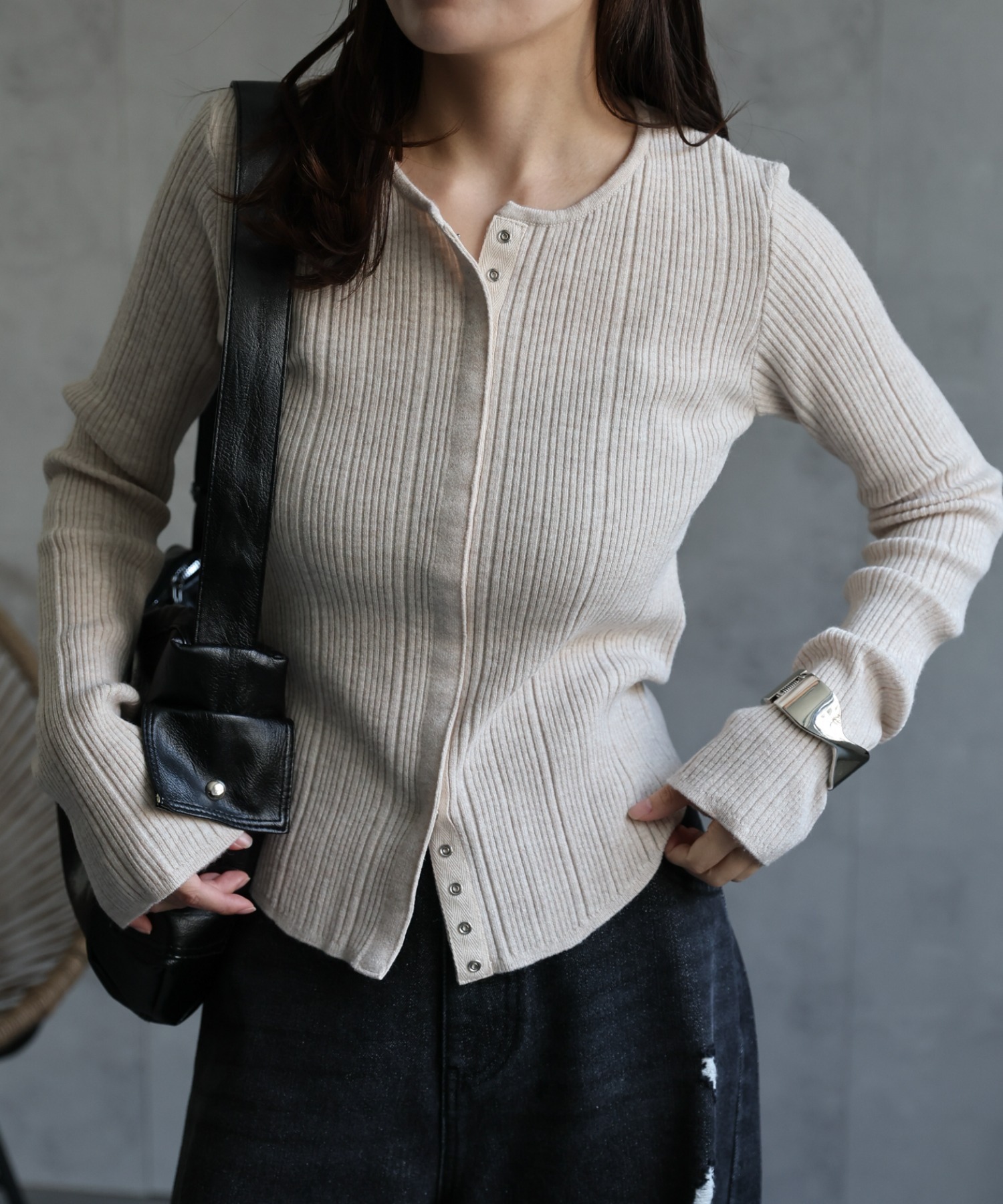 model：156cm 着用サイズ：FREE
