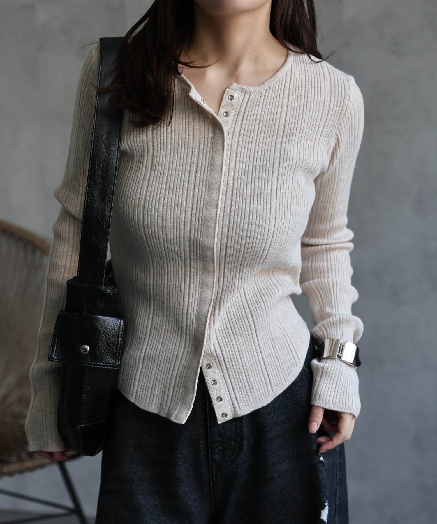 model：156cm 着用サイズ：FREE