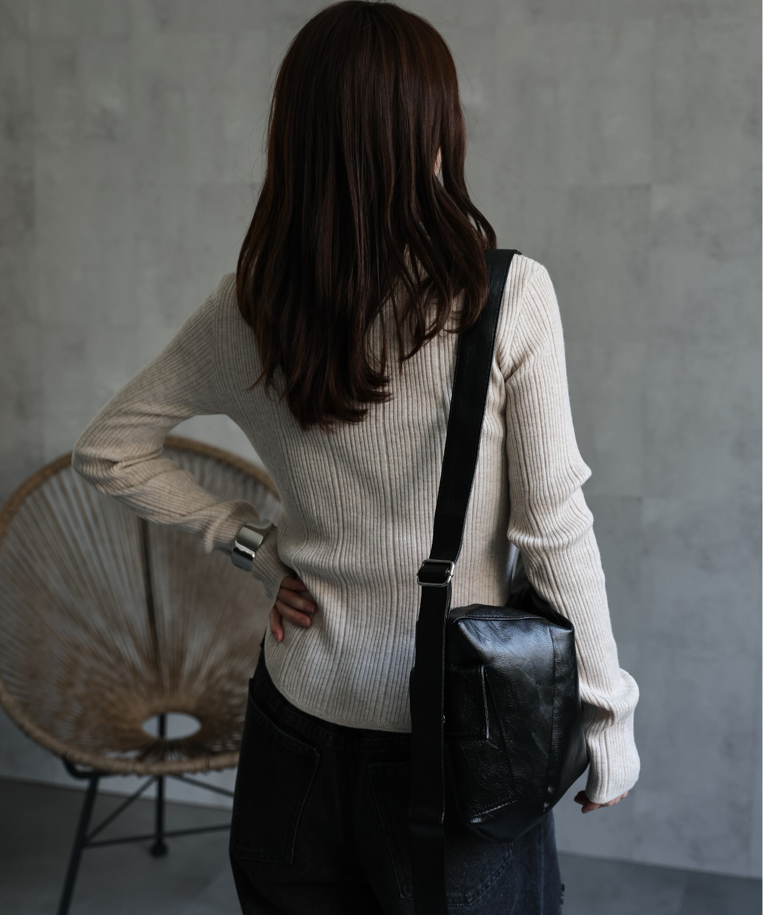 model：156cm 着用サイズ：FREE