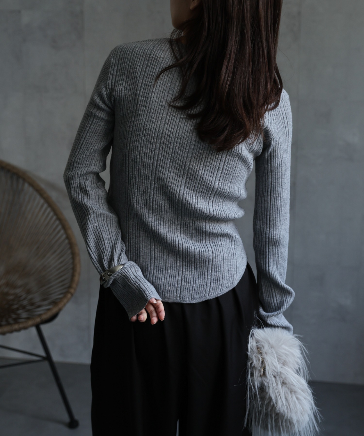 model：156cm 着用サイズ：FREE