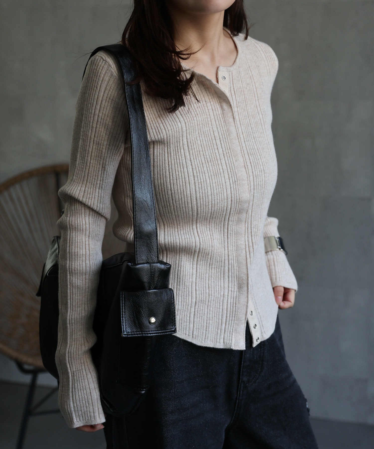 model：156cm 着用サイズ：FREE