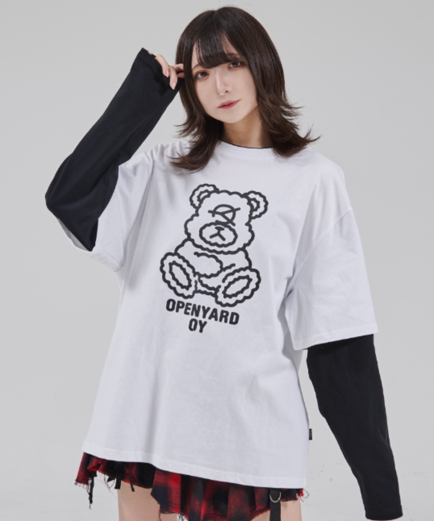 Seventhのオフホワイト オーラル　アイボリー XLサイズ Tシャツ 長袖 レイヤード DREAMLAND レイヤード ラグランTシャツがセール中 長袖 ミュージシャン